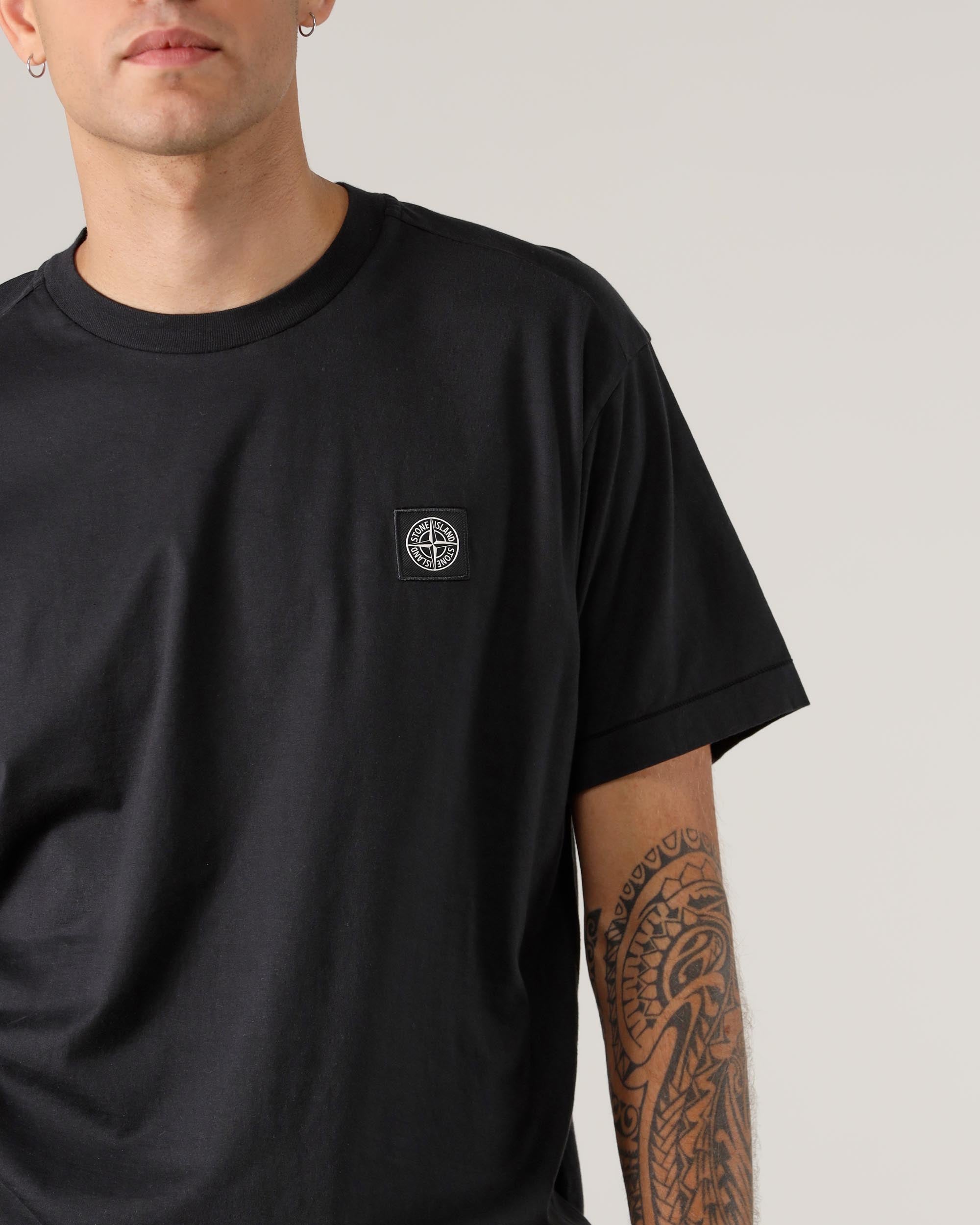 Stone Island – Kurzärmliges T-Shirt mit Logo
