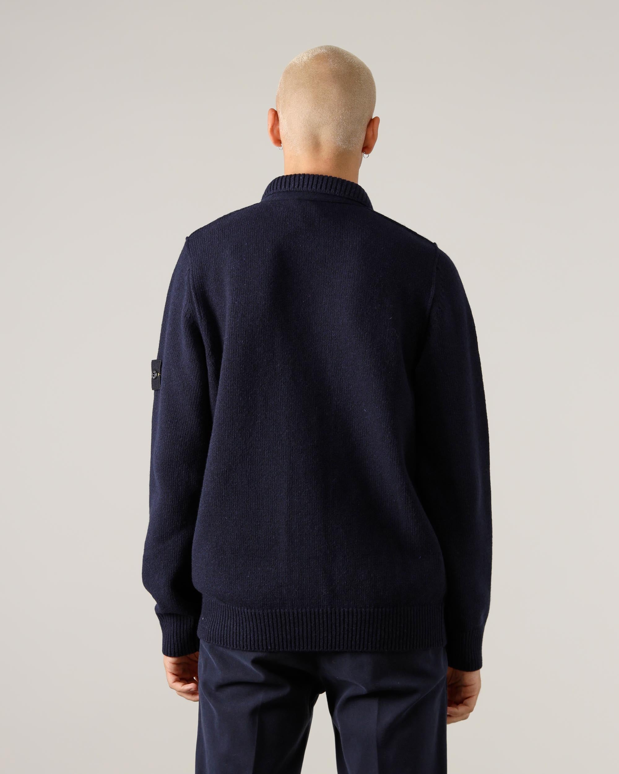 Stone Island Strickjacke mit Reißverschluss und Knöpfen