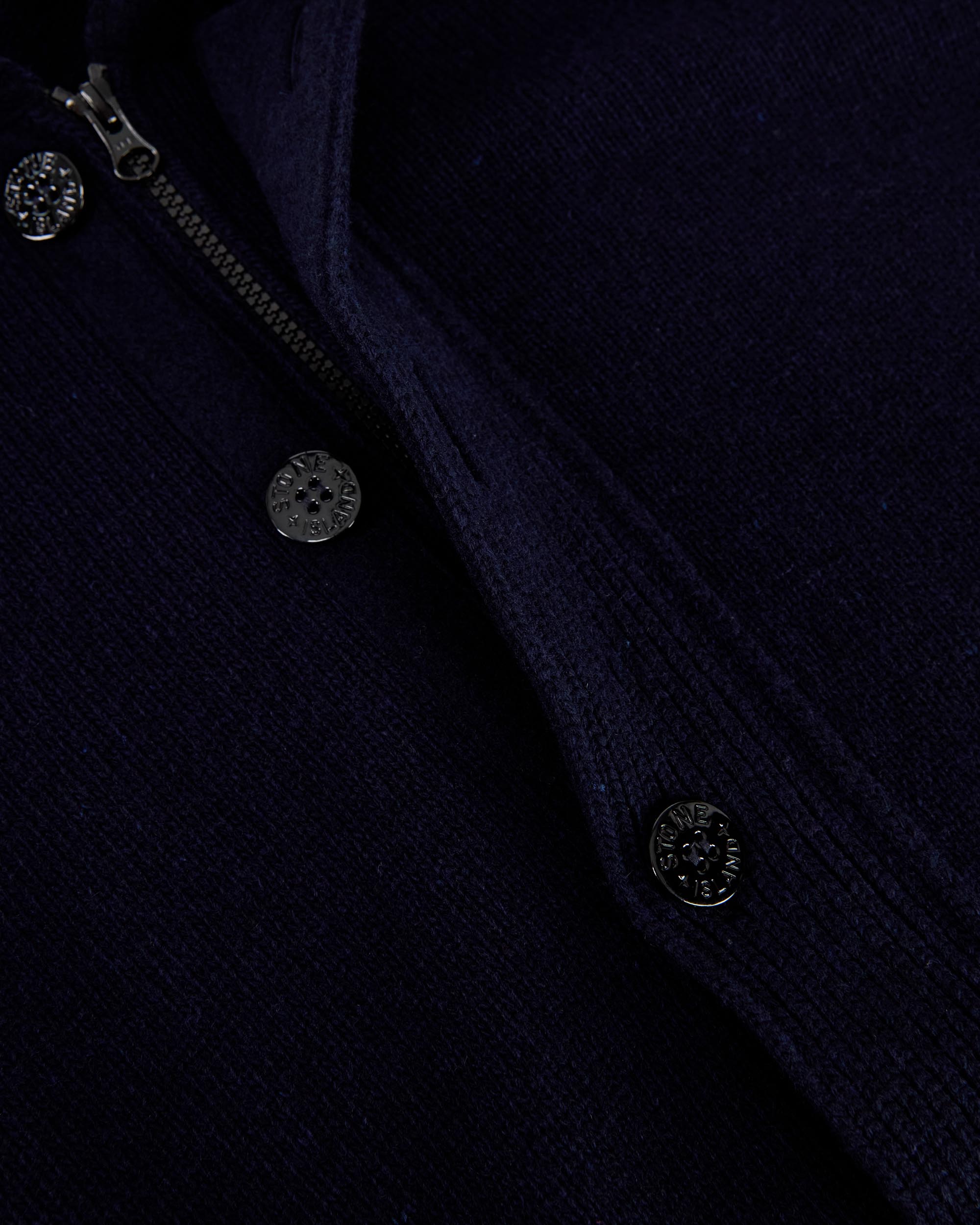 Stone Island Strickjacke mit Reißverschluss und Knöpfen