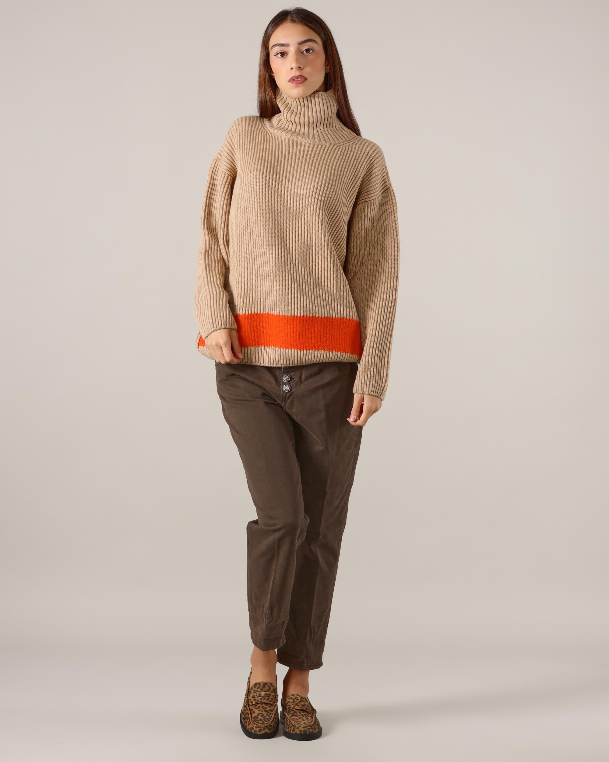 Msgm  Maglia Collo Alto