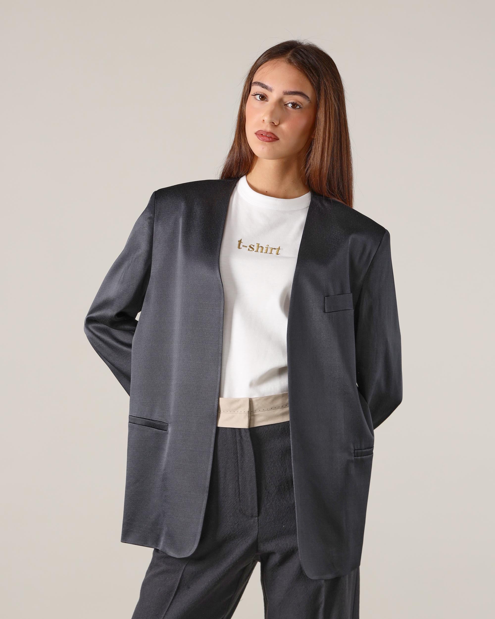 Alysi Giacca Satin