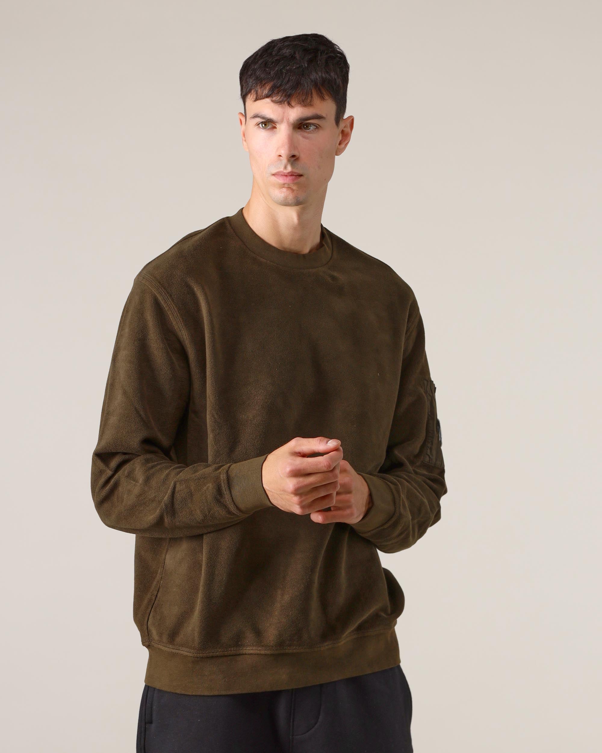 C. P. Company Felpa Girocollo Militare