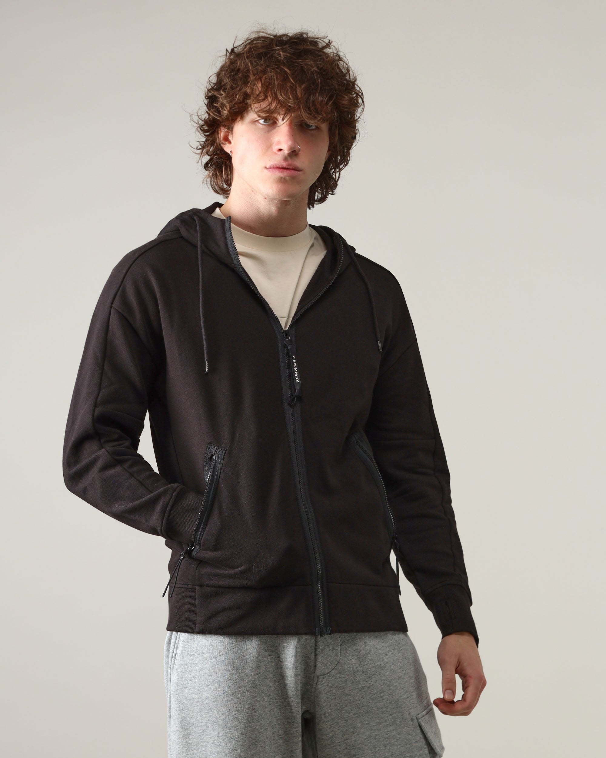 CP Company Sweatshirt Hooded Open