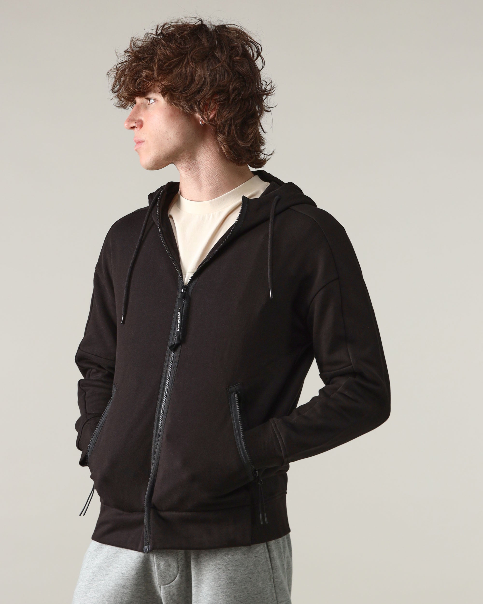 CP Company Sweatshirt Hooded Open