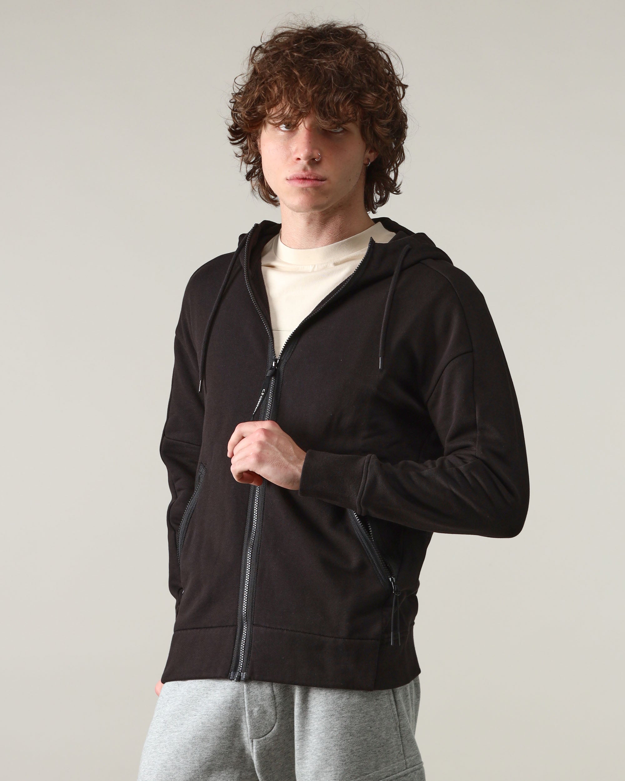 CP Company Sweatshirt Hooded Open