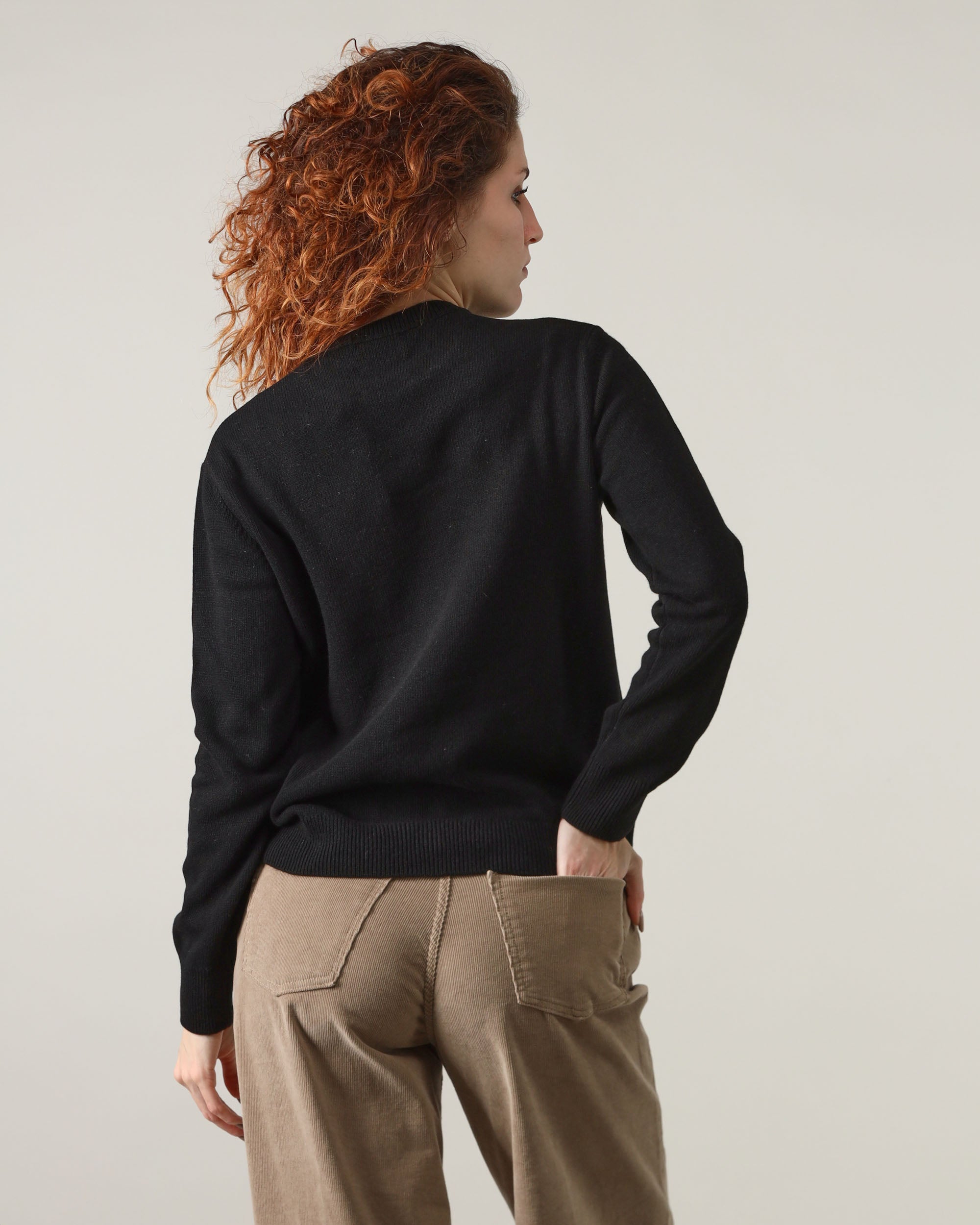 Mc2 Saint Barth Rundhalspullover mit Weihnachtslogo