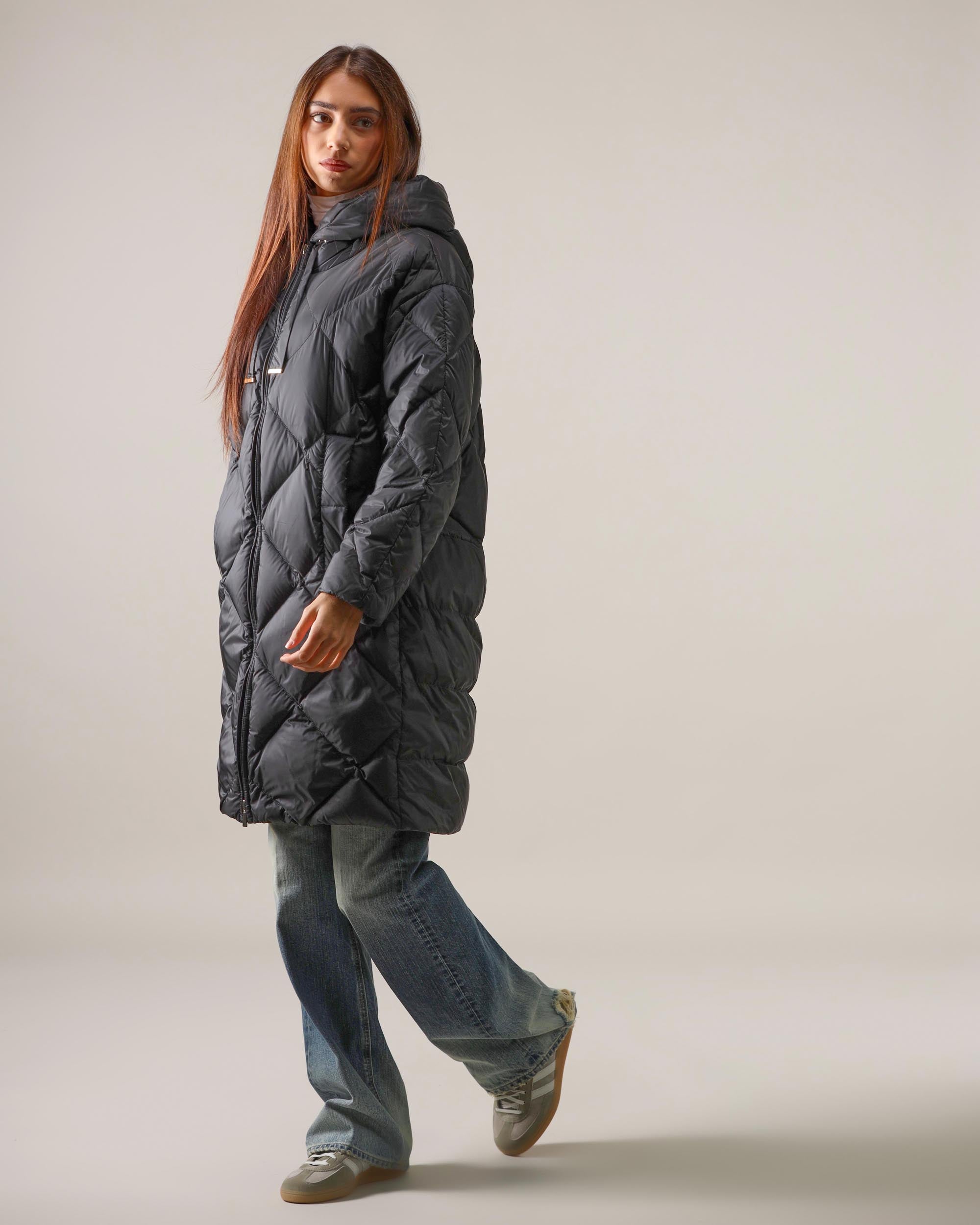 S Max Mara Piumino Lungo Trefe