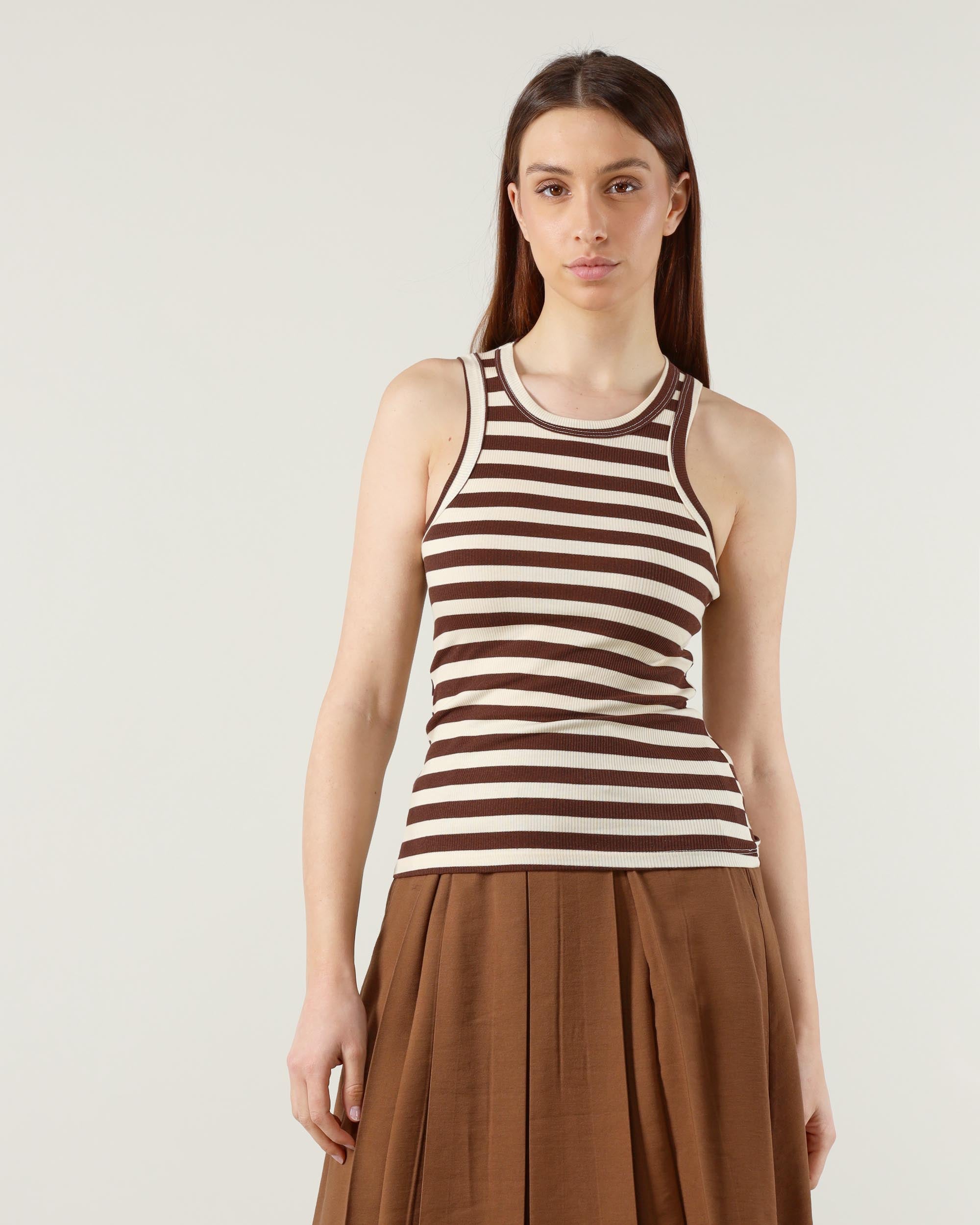 25.10 Canotta Costina Rigata