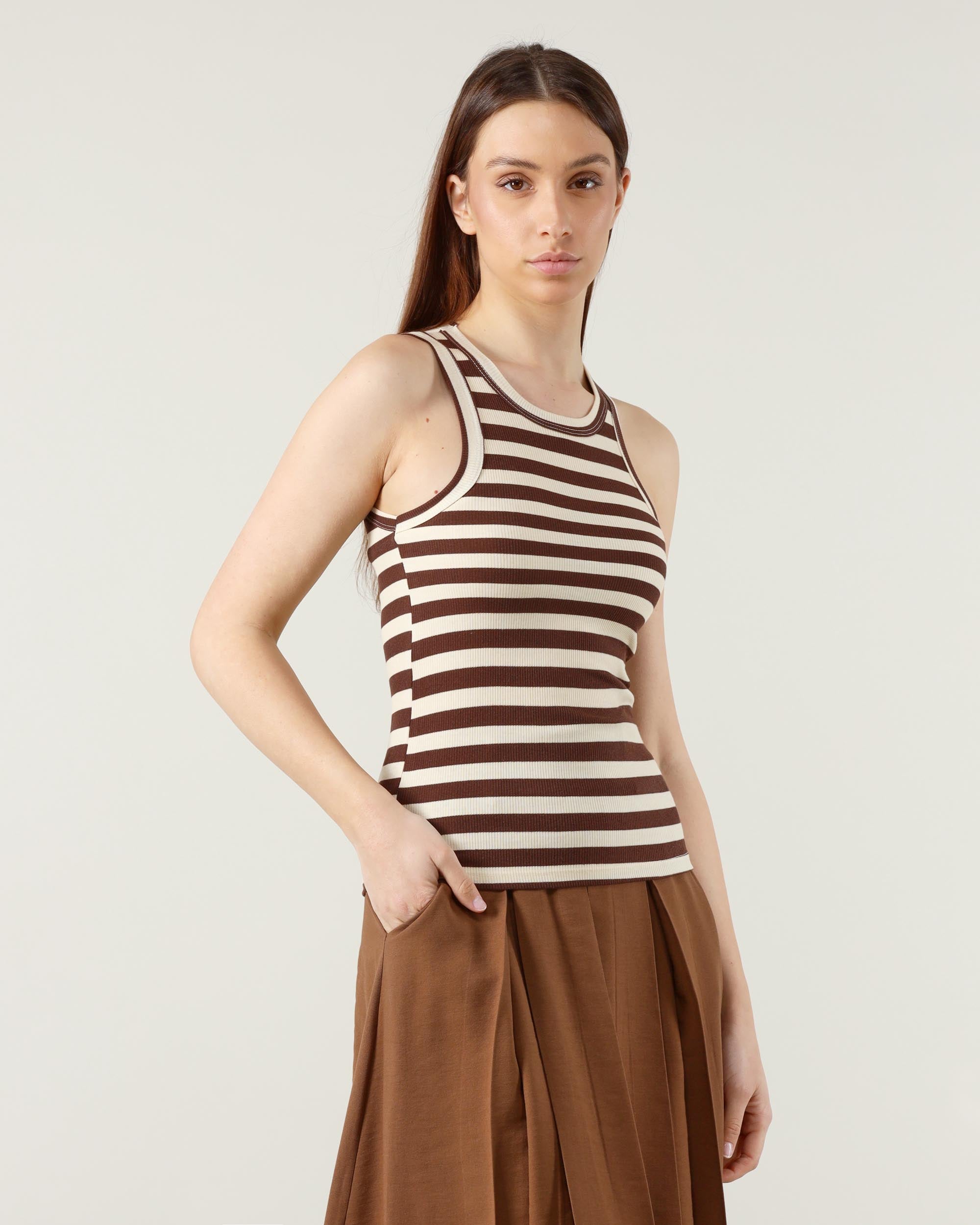 25.10 Canotta Costina Rigata