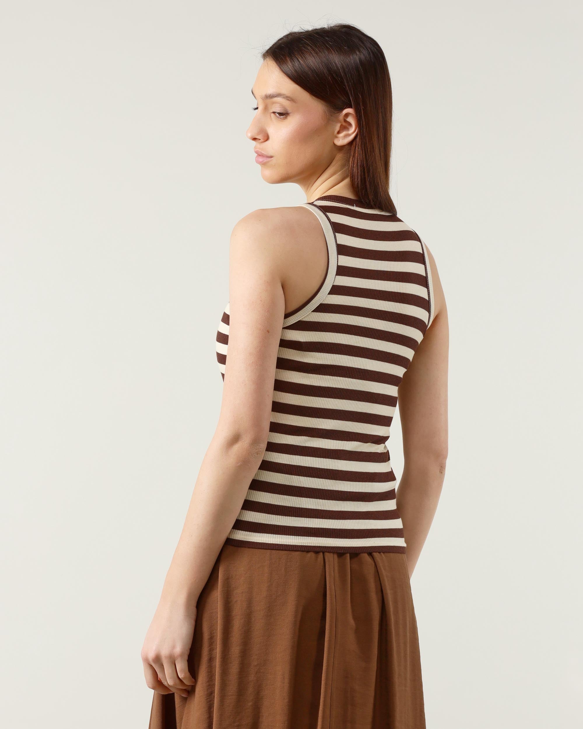 25.10 Canotta Costina Rigata