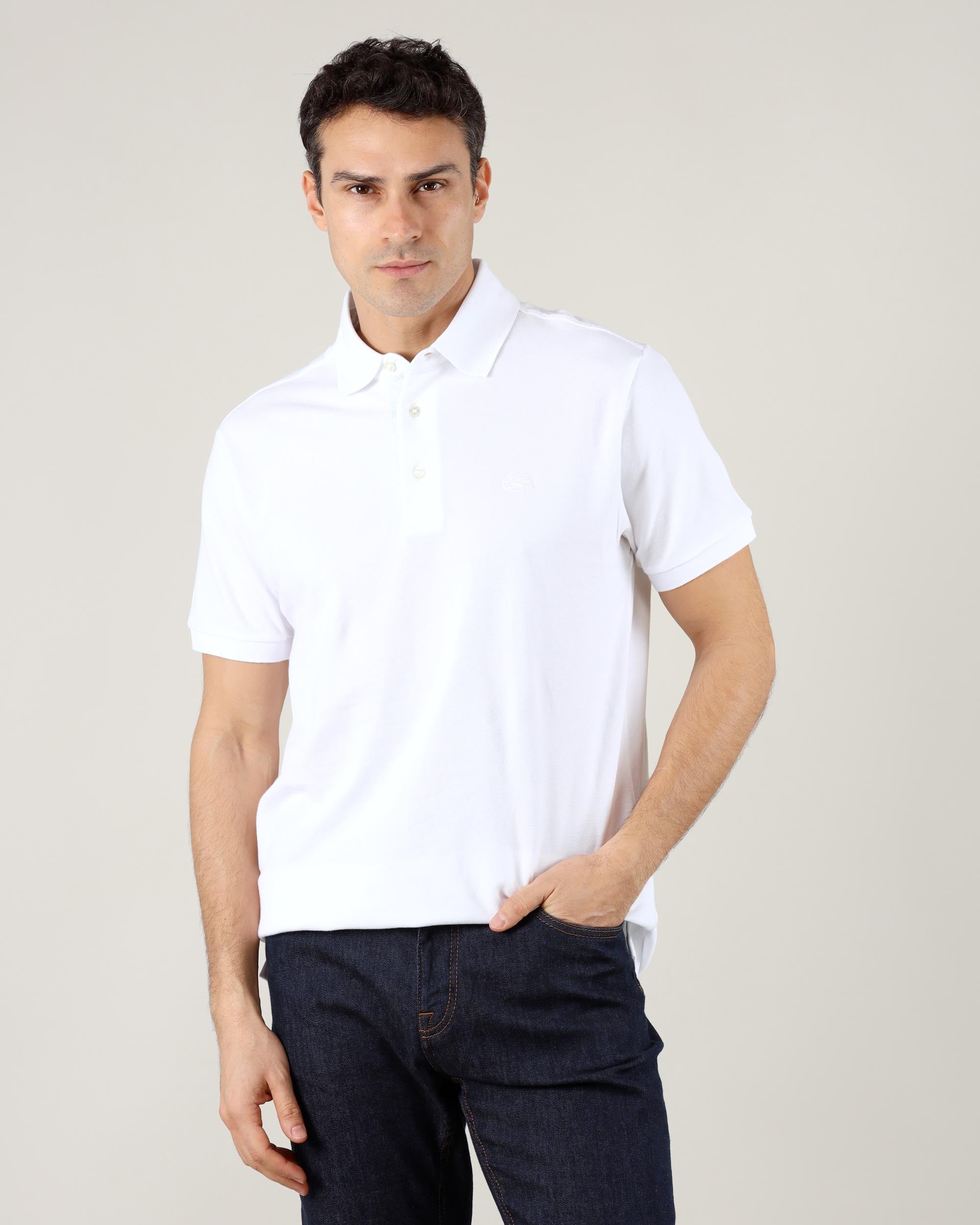 Etro Polo Roma con Dettagli Stampati