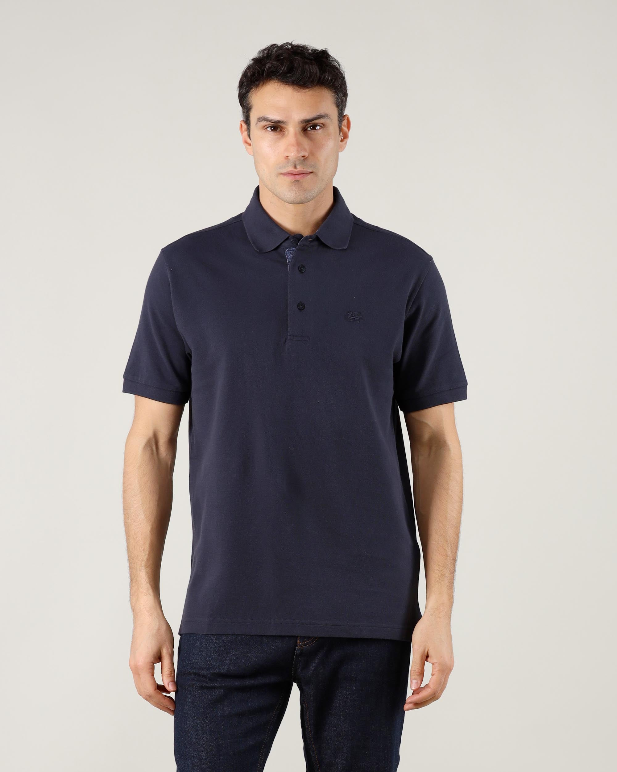 Etro Roma Polo with Printed Details