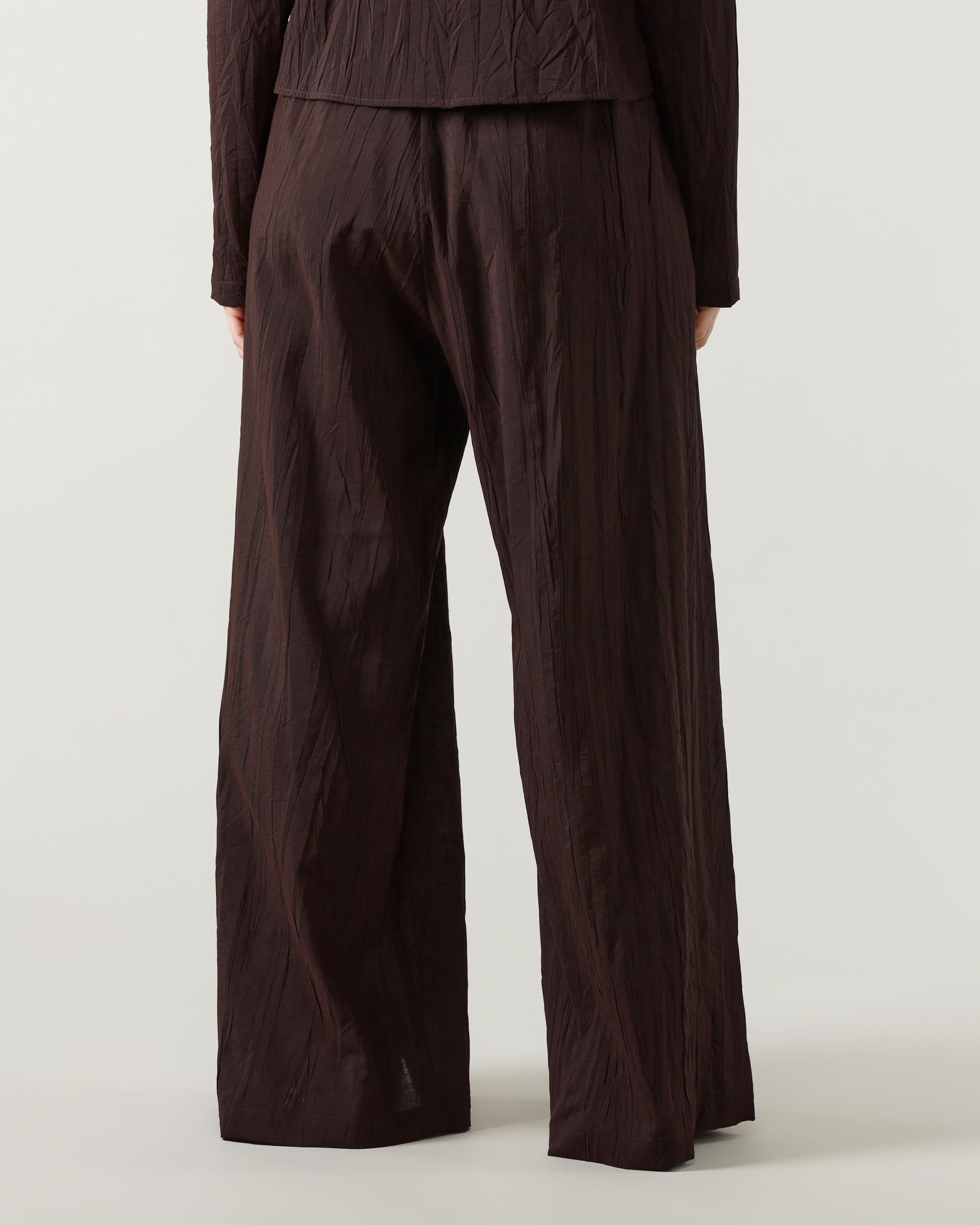 Alysi Pantalone in Viscosa Crinkle Ampio