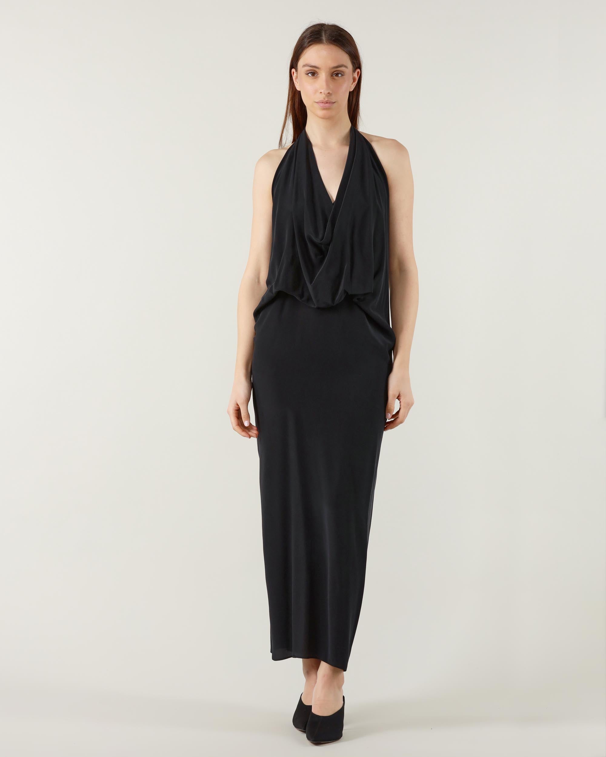 Alysi Abito Seta Mano Sale Halter