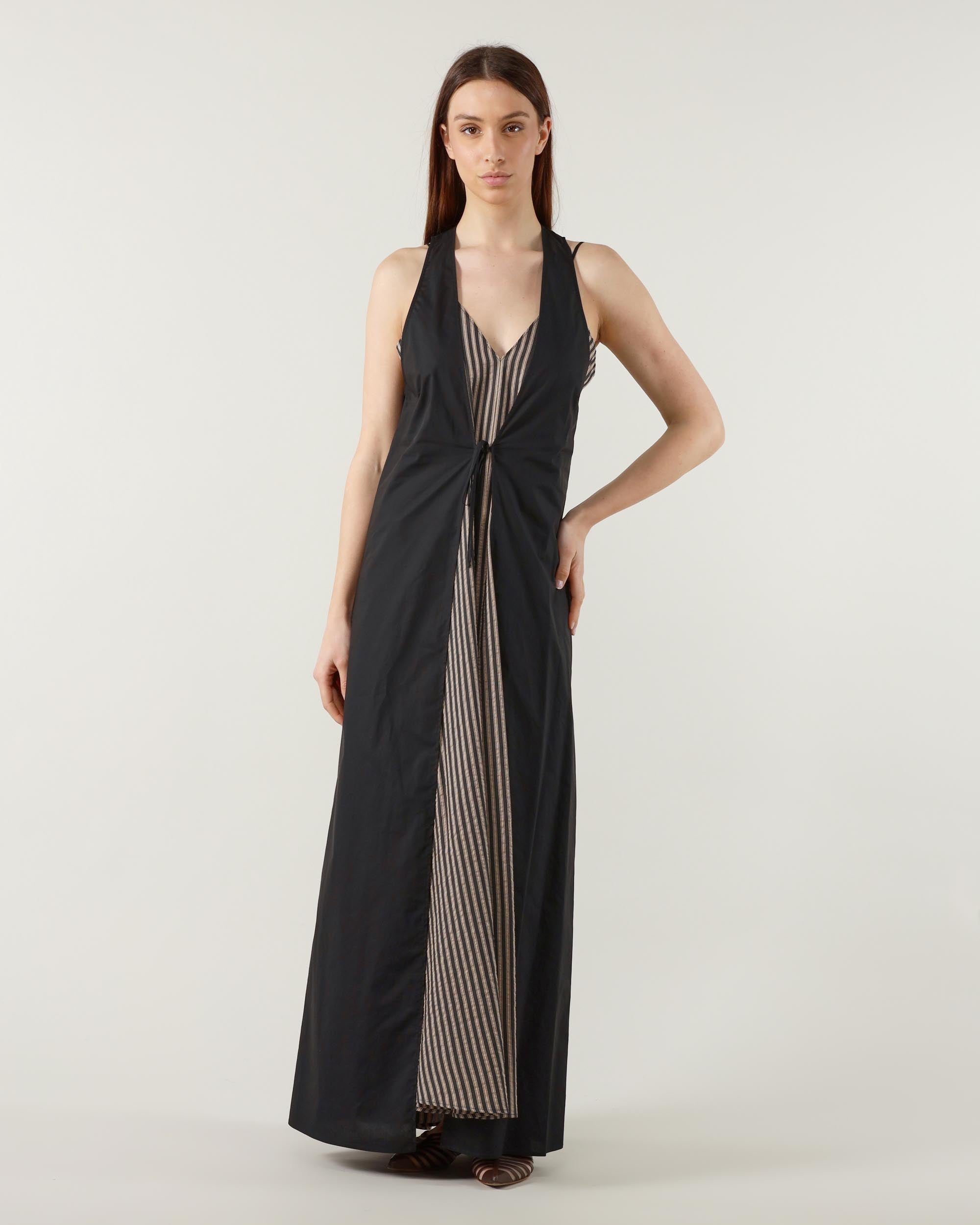 Alysi Abito Tailored Stripes + Gilet