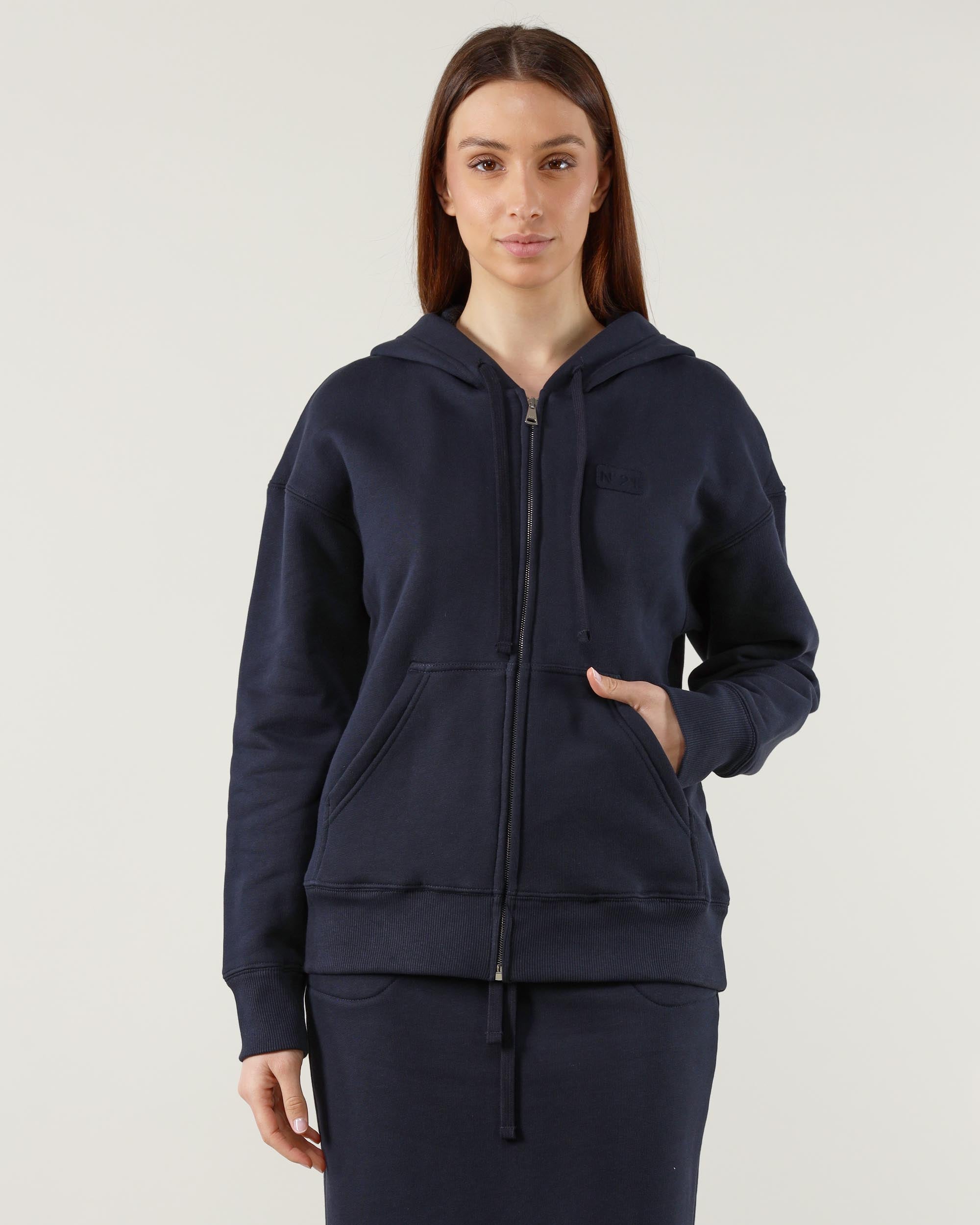 N21 Felpa con Cappuccio