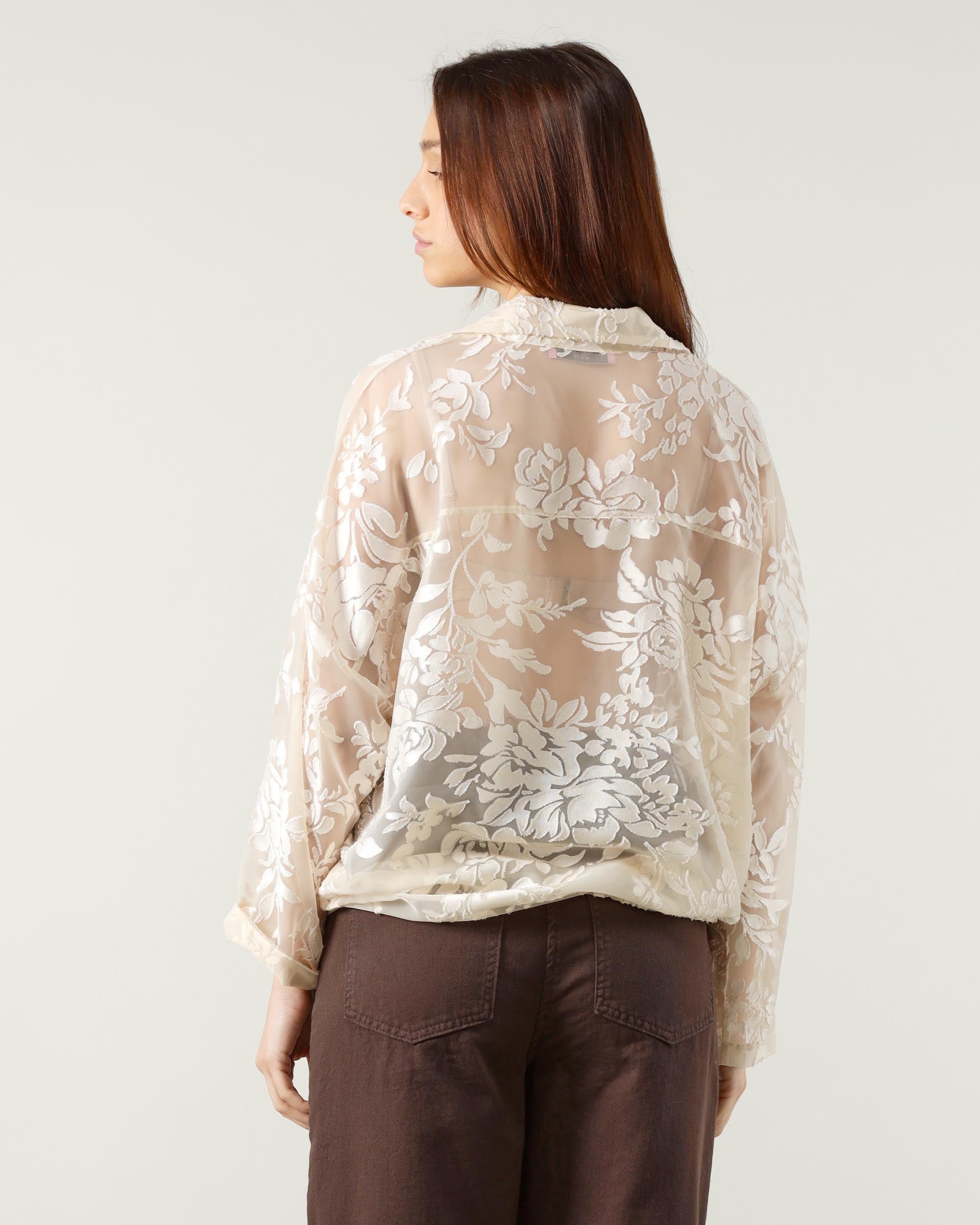 25.10 Camicia Over Ricamo