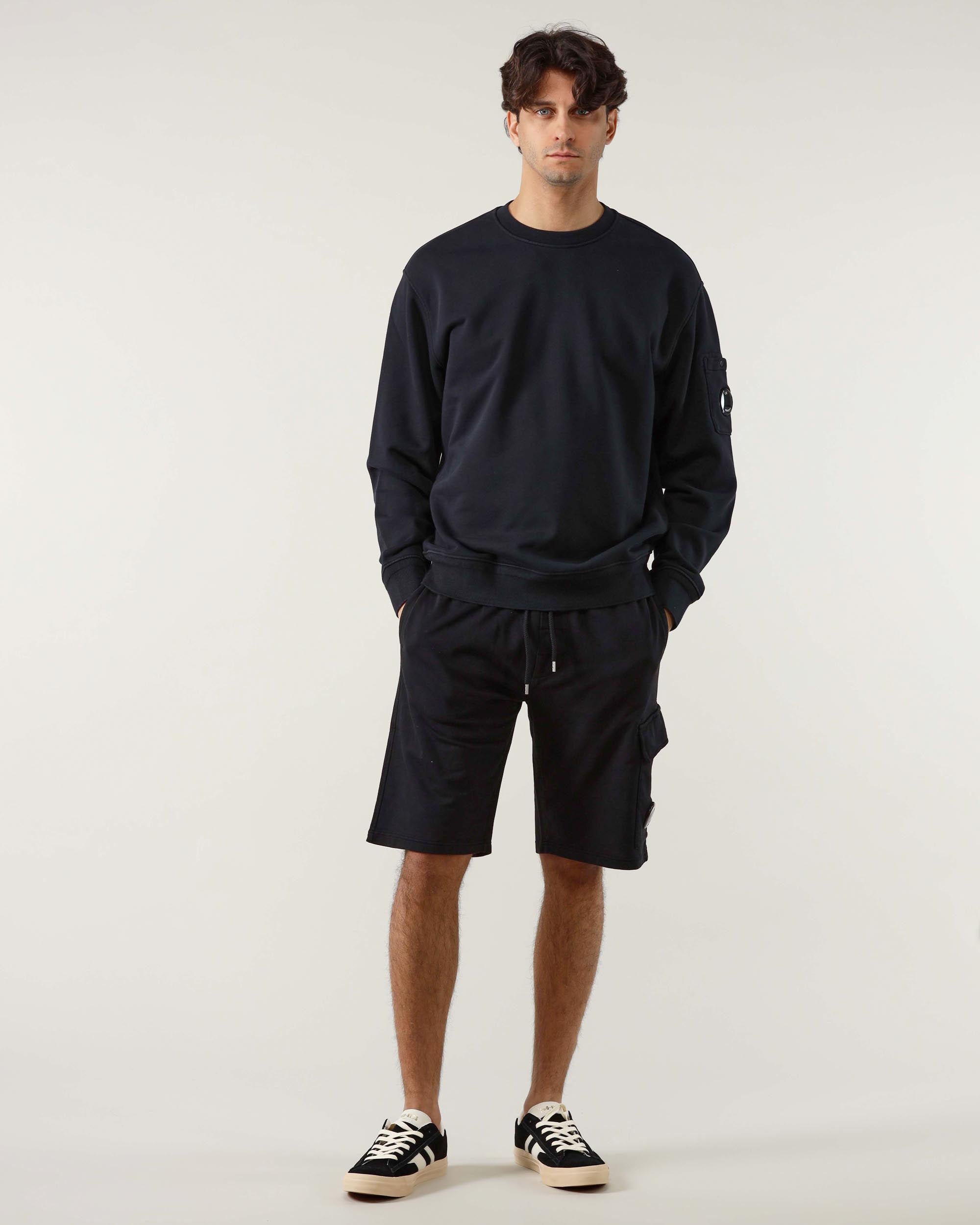 C. P. Company Felpa Girocollo Diagonal Fleece
