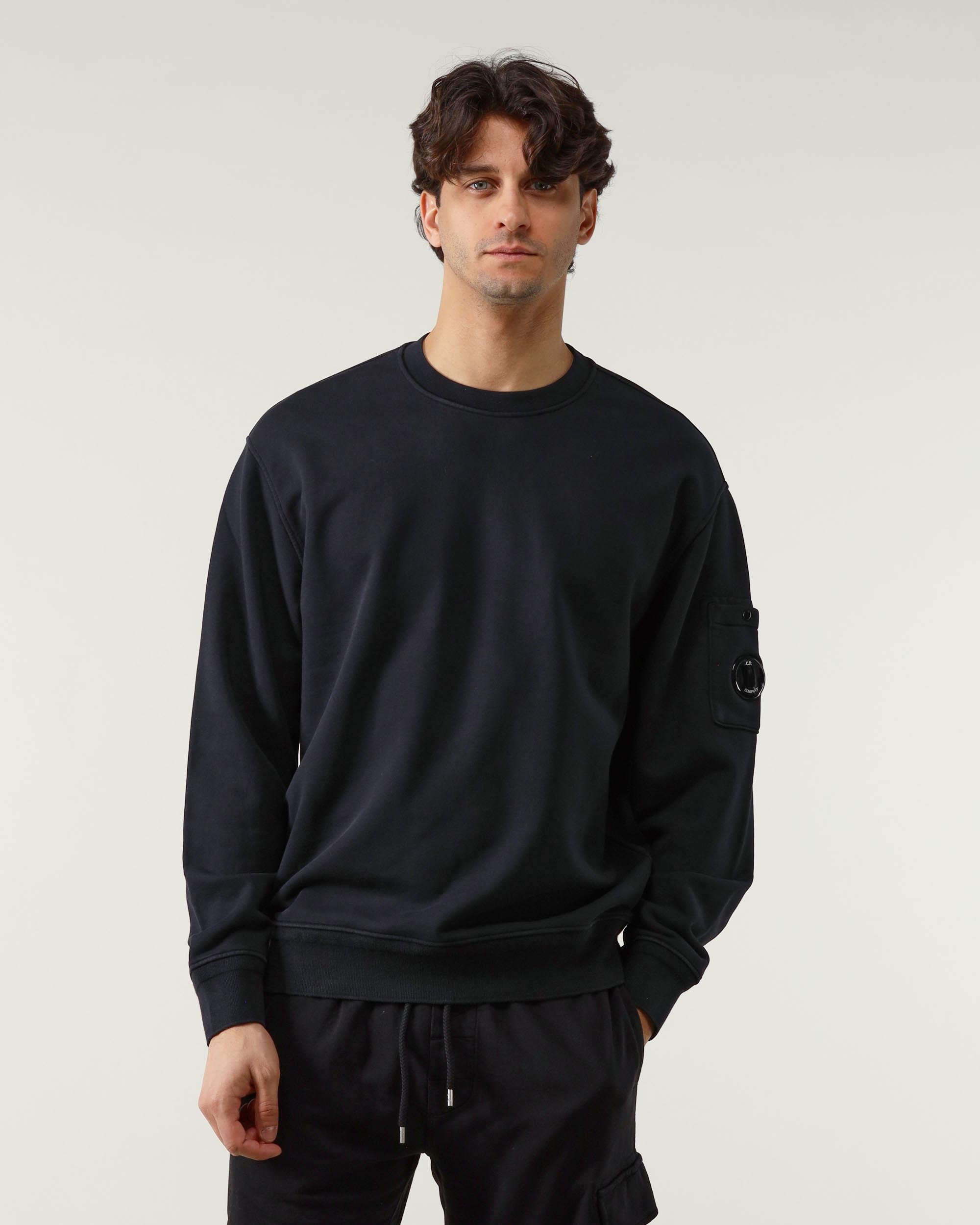 C. P. Company Felpa Girocollo Diagonal Fleece