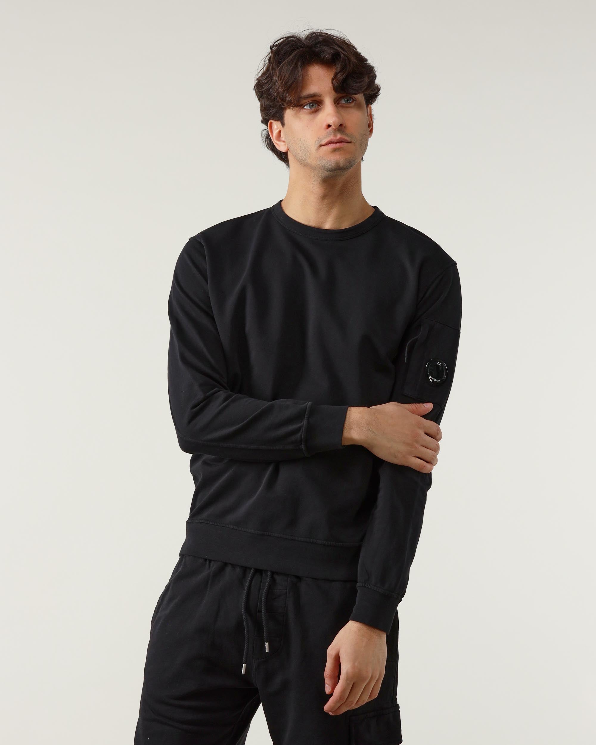 C. P. Company Felpa Girocollo Fleece