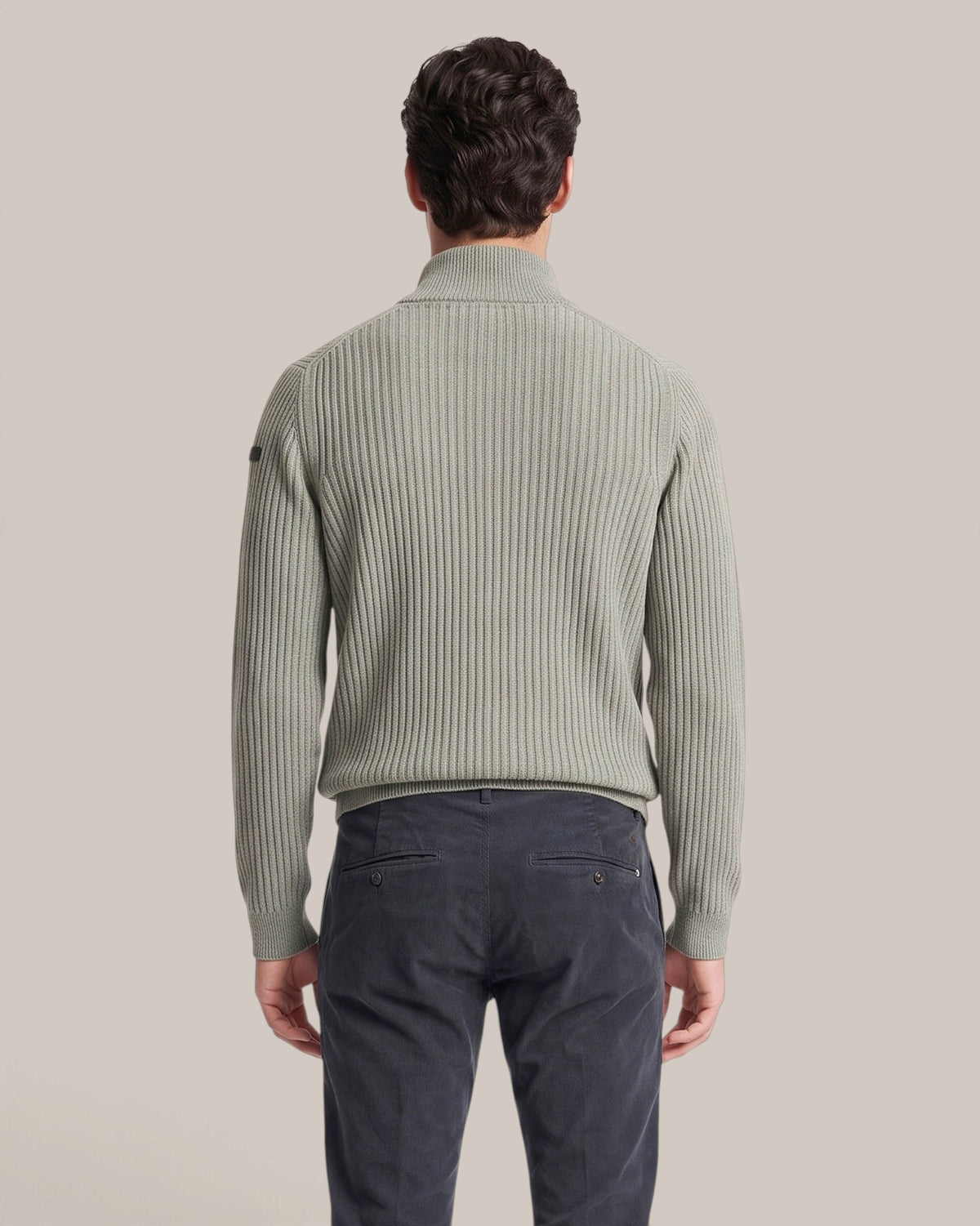 RRD Roberto Ricci Designs Velvet Crew Neck Sweater