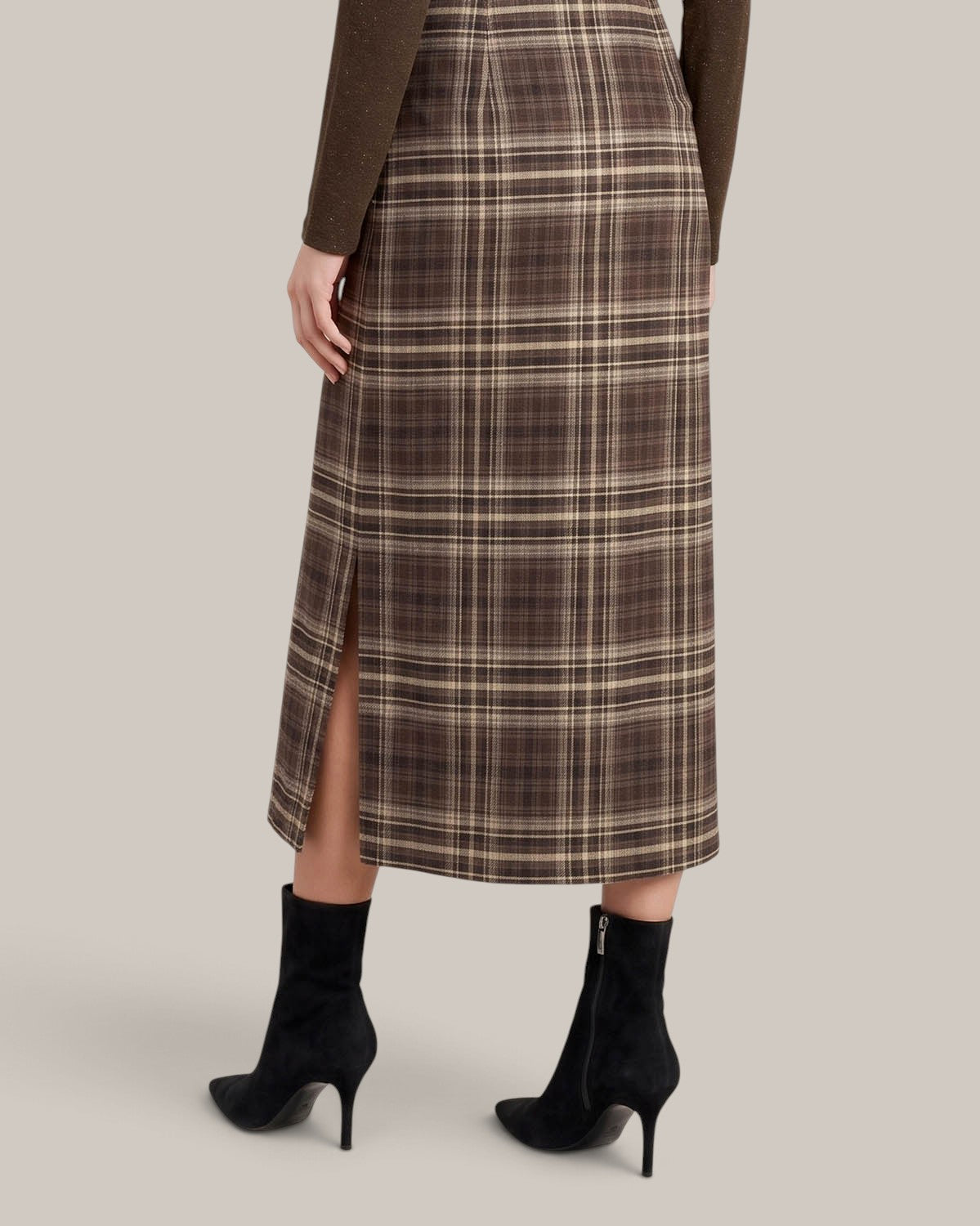 Alysi Jupe Tartan en Coton