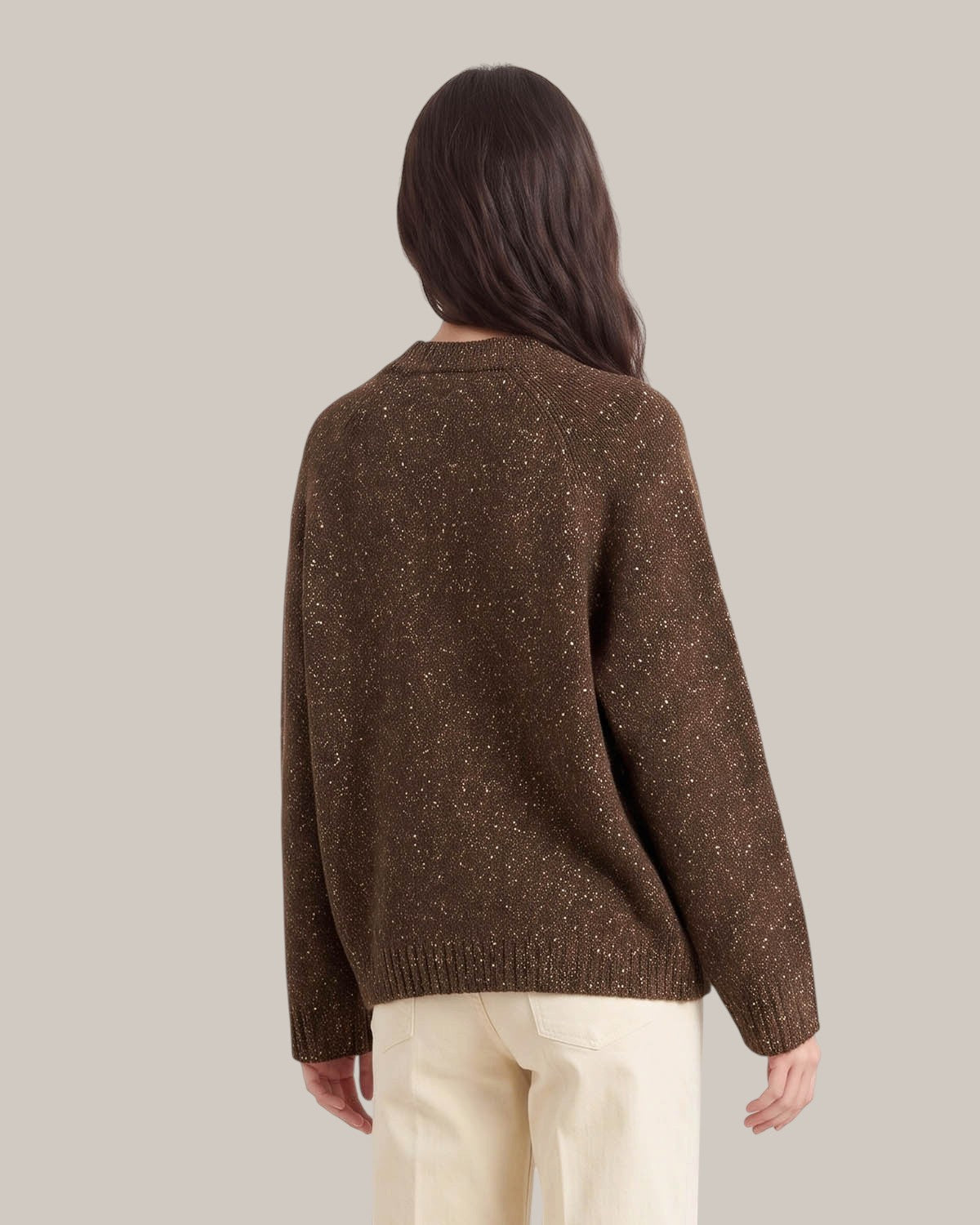 Alysi Pull Grain Knit Col rond