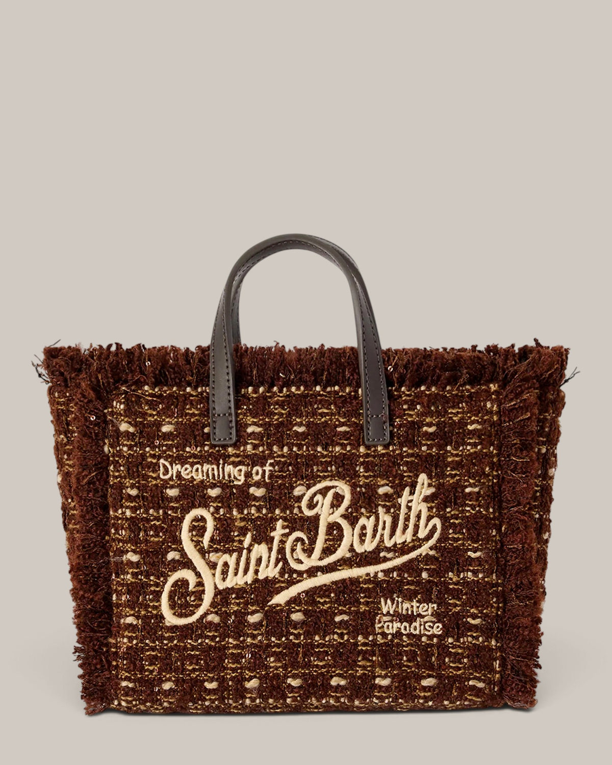 MC2 Saint Barth Mini Vanity Bag in Tweed