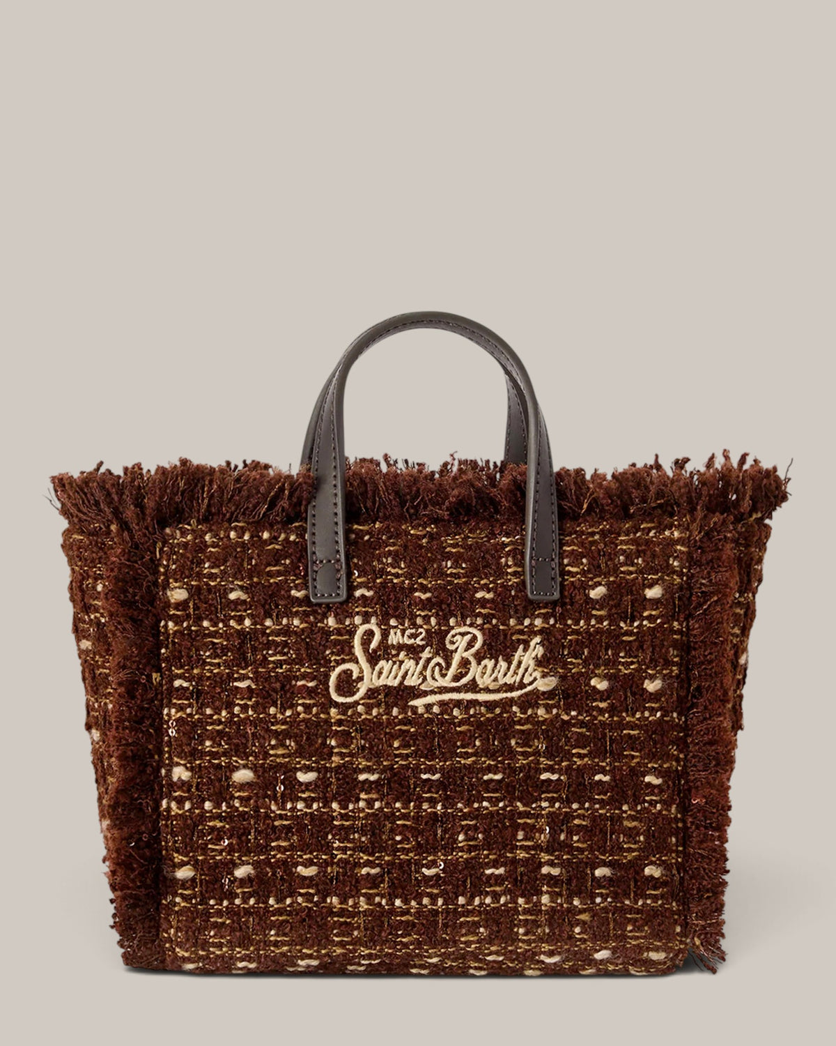 MC2 Saint Barth Mini Vanity Bag in Tweed