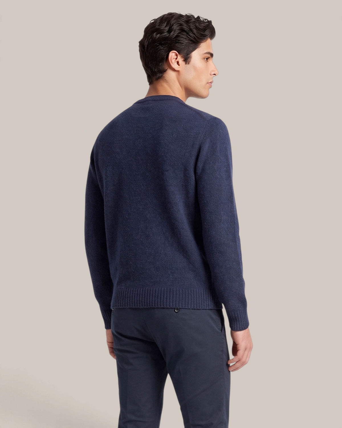De Laurentiis Rundhals-Pullover