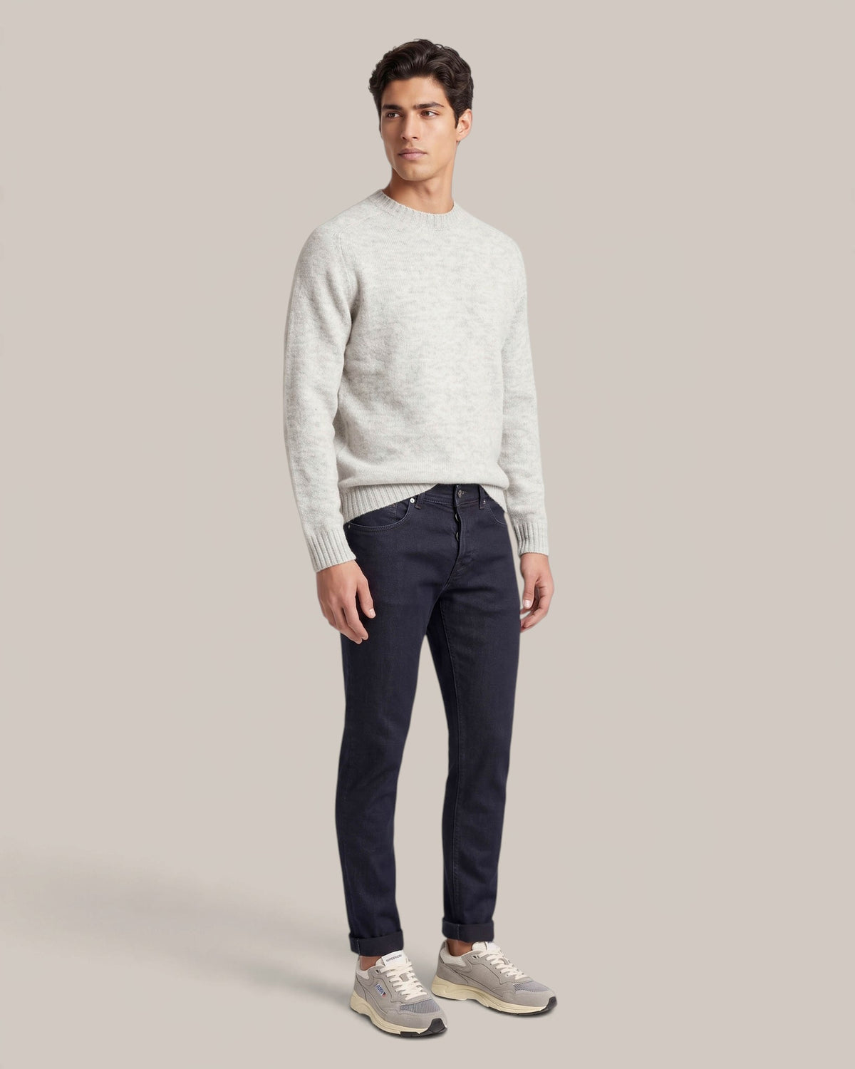 De Laurentiis Rundhals-Pullover