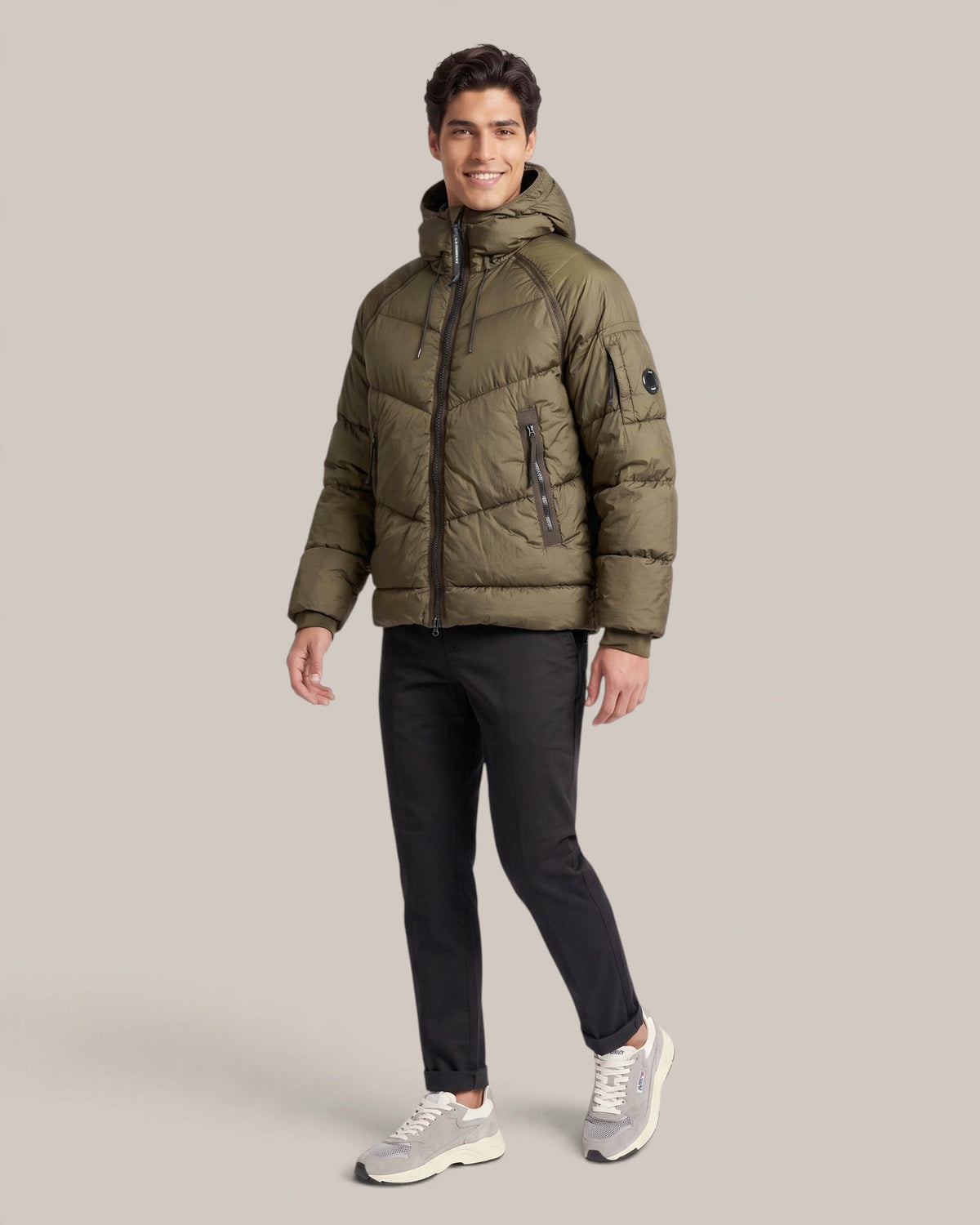 C. P. Company Daunenjacke mit Kapuze