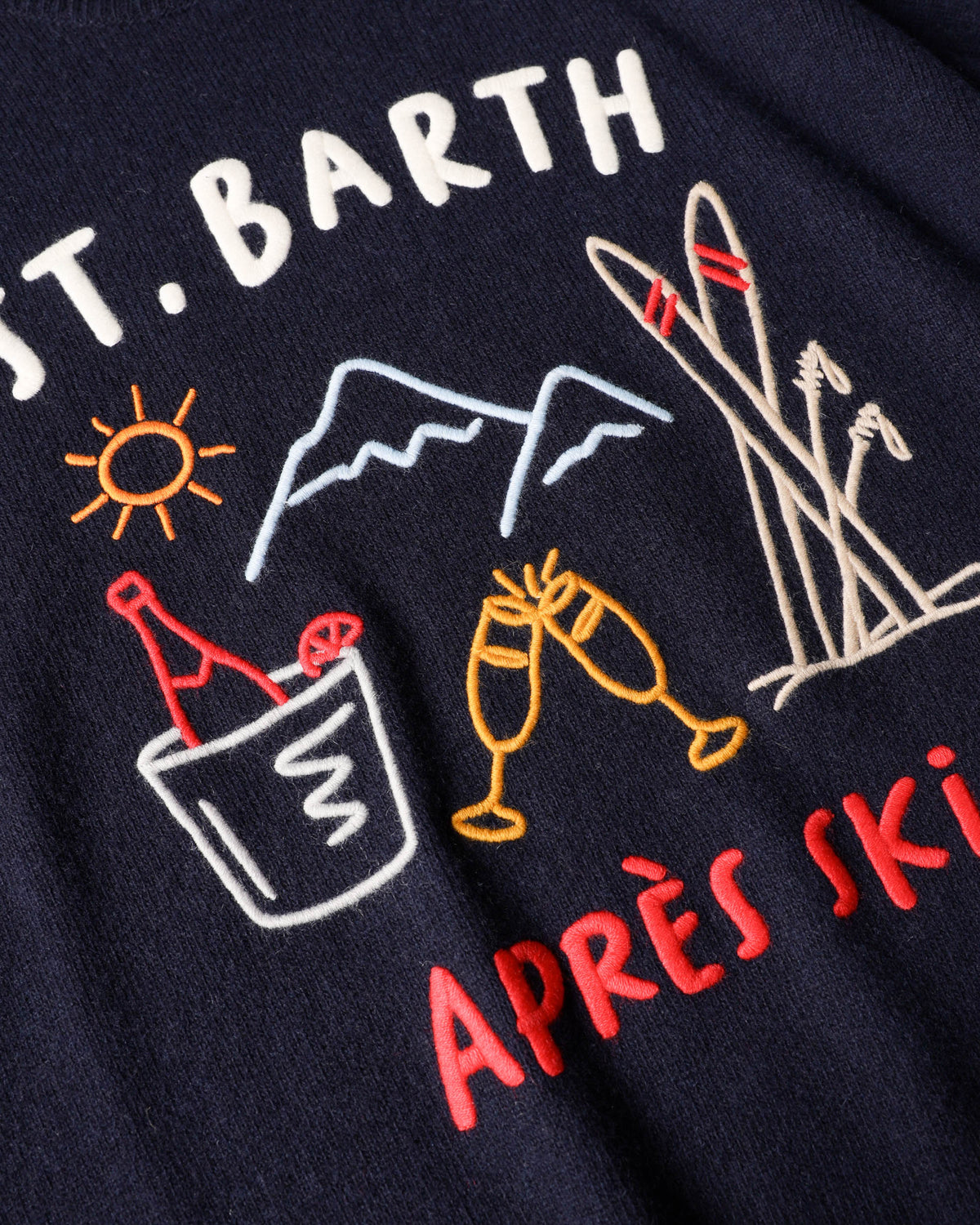 Mc2 Saint Barth Rundhalspullover Heron Après-Ski