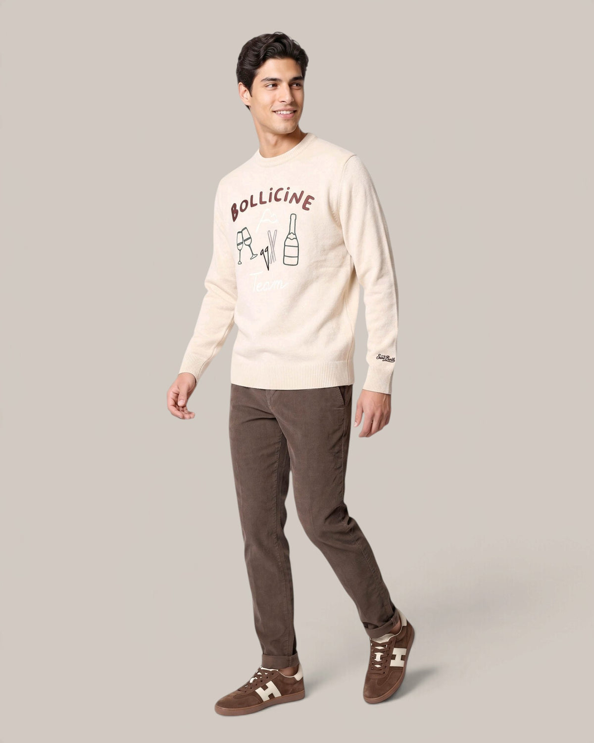 Mc2 Saint Barth Heron Bubbles Crewneck Sweater