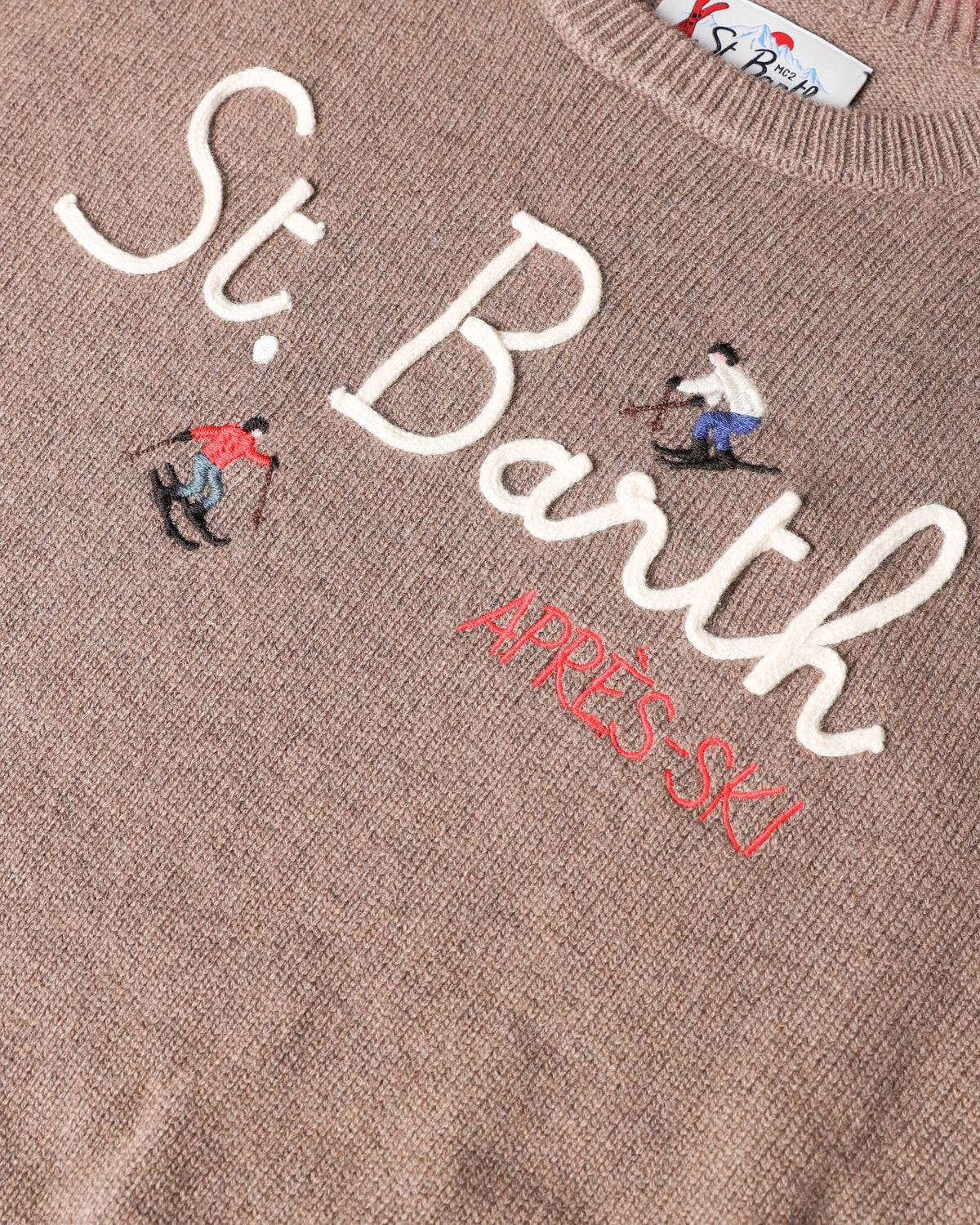 Mc2 Saint Barth Rundhals-Pullover Heron Apres Ski