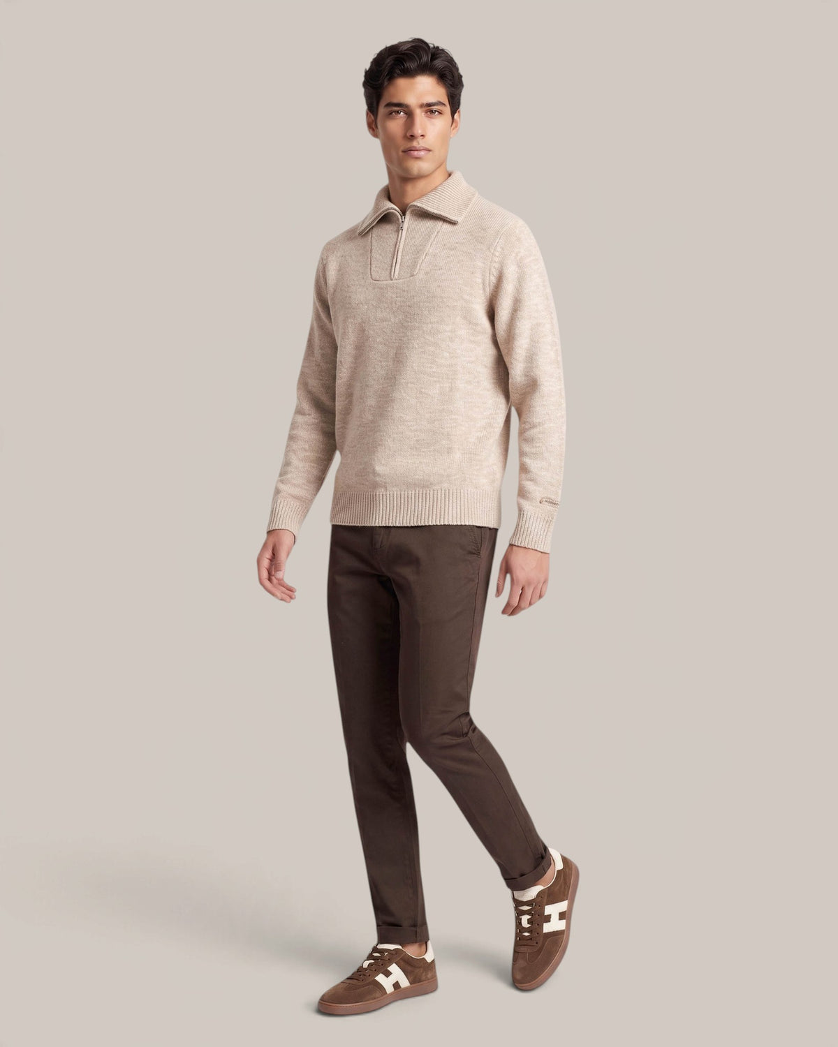 Mc2 Saint Barth Wesley Mouline Zip-Up Sweater