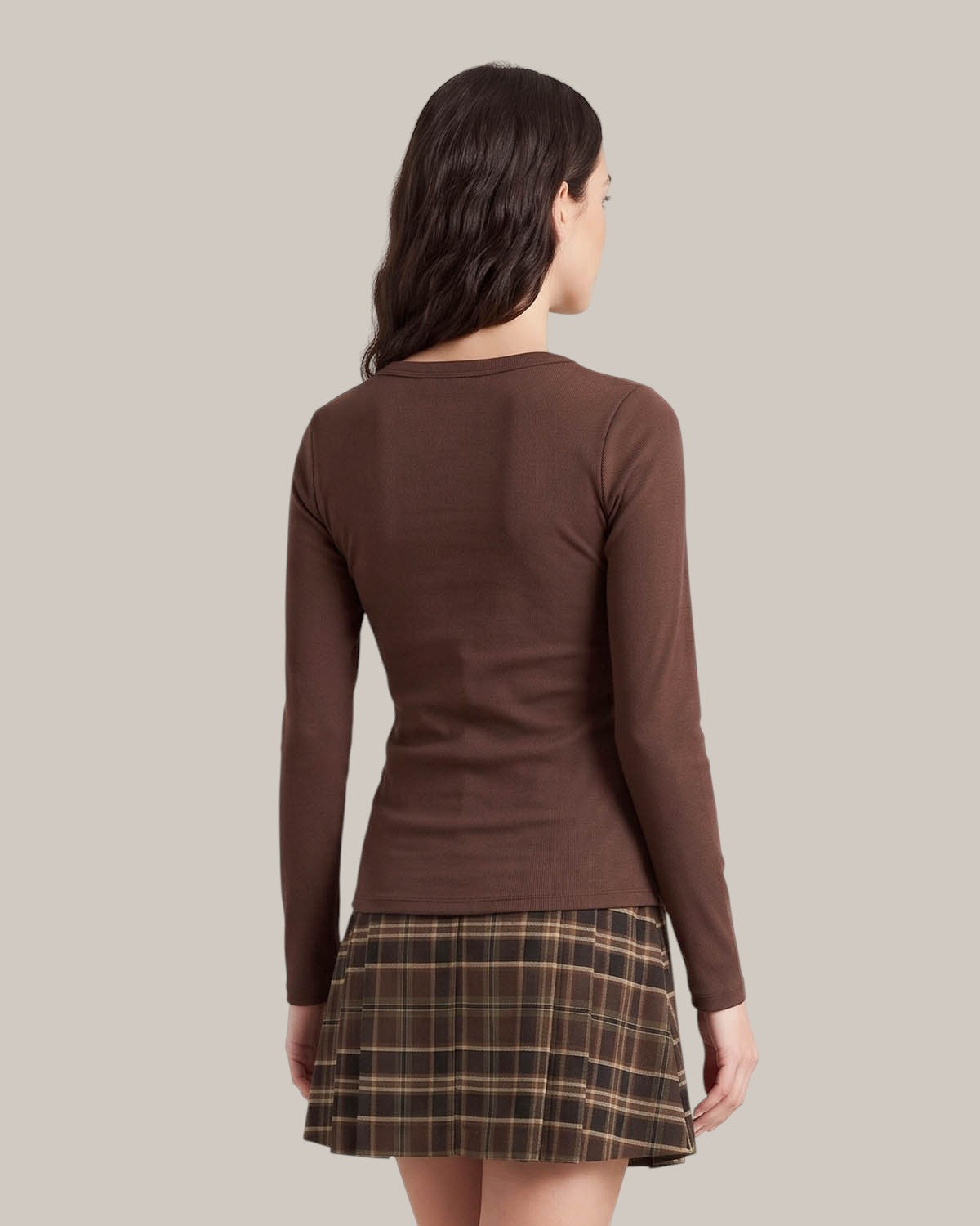 25.10 T-Shirt Serafino Manches Longues