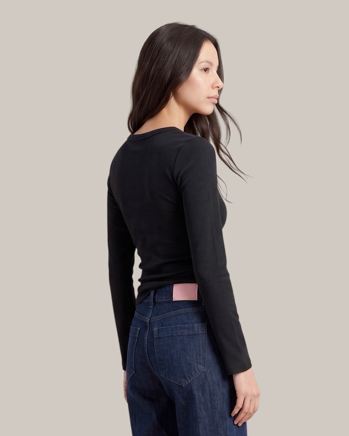 25.10 T-Shirt Serafino Manches Longues