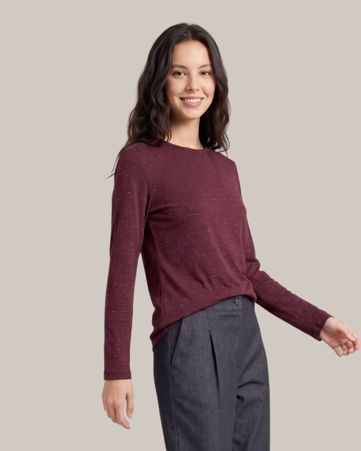 25.10 Lurex-Pullover