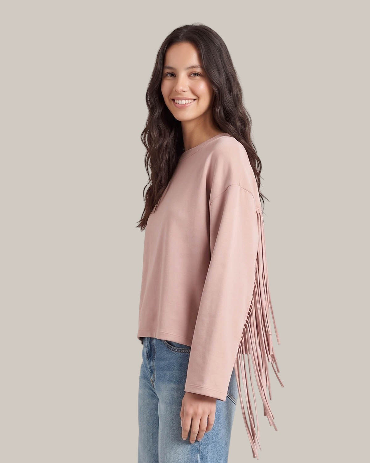 25.10 Scuba Fringe Sweatshirt