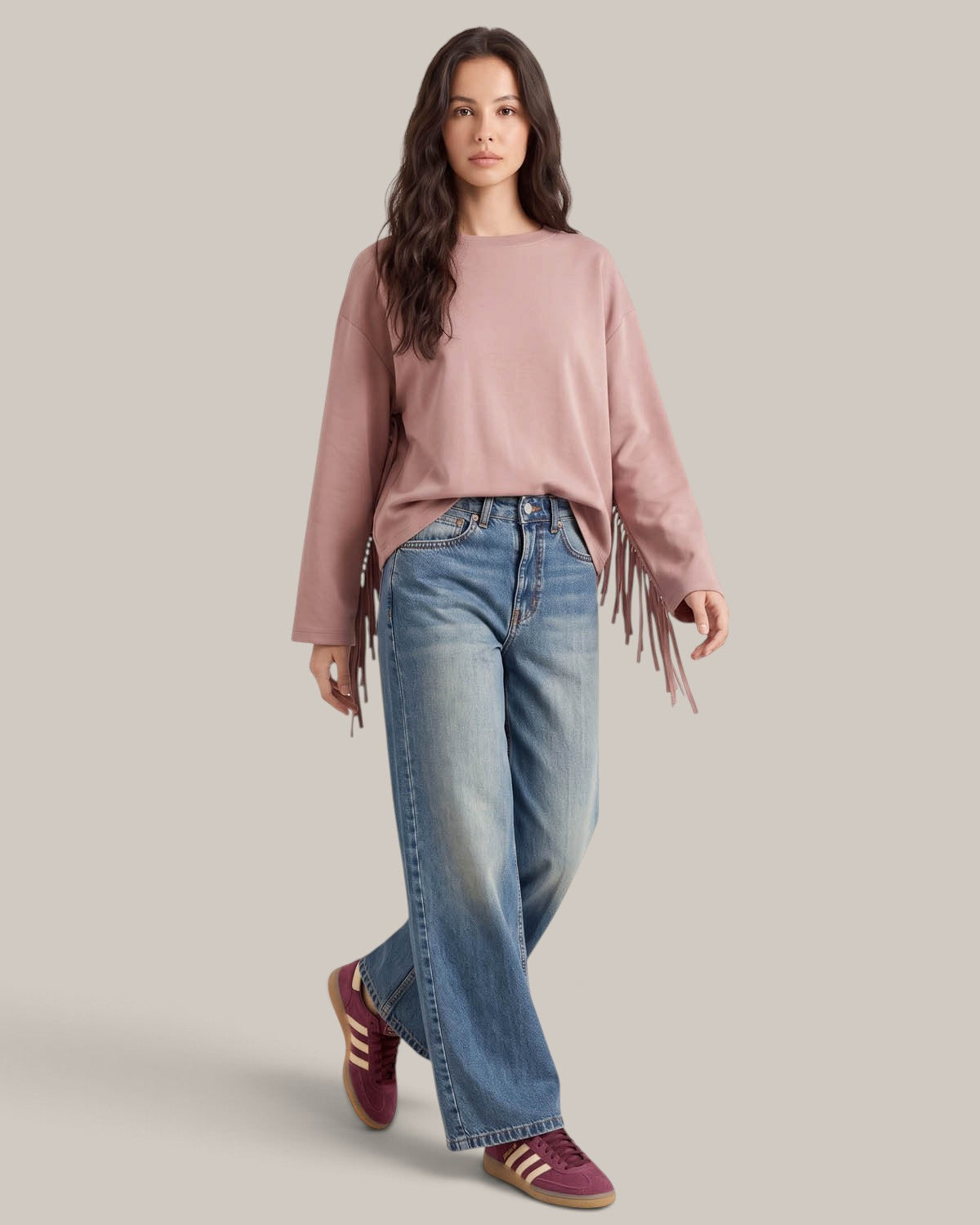 25.10 Scuba Fringe Sweatshirt