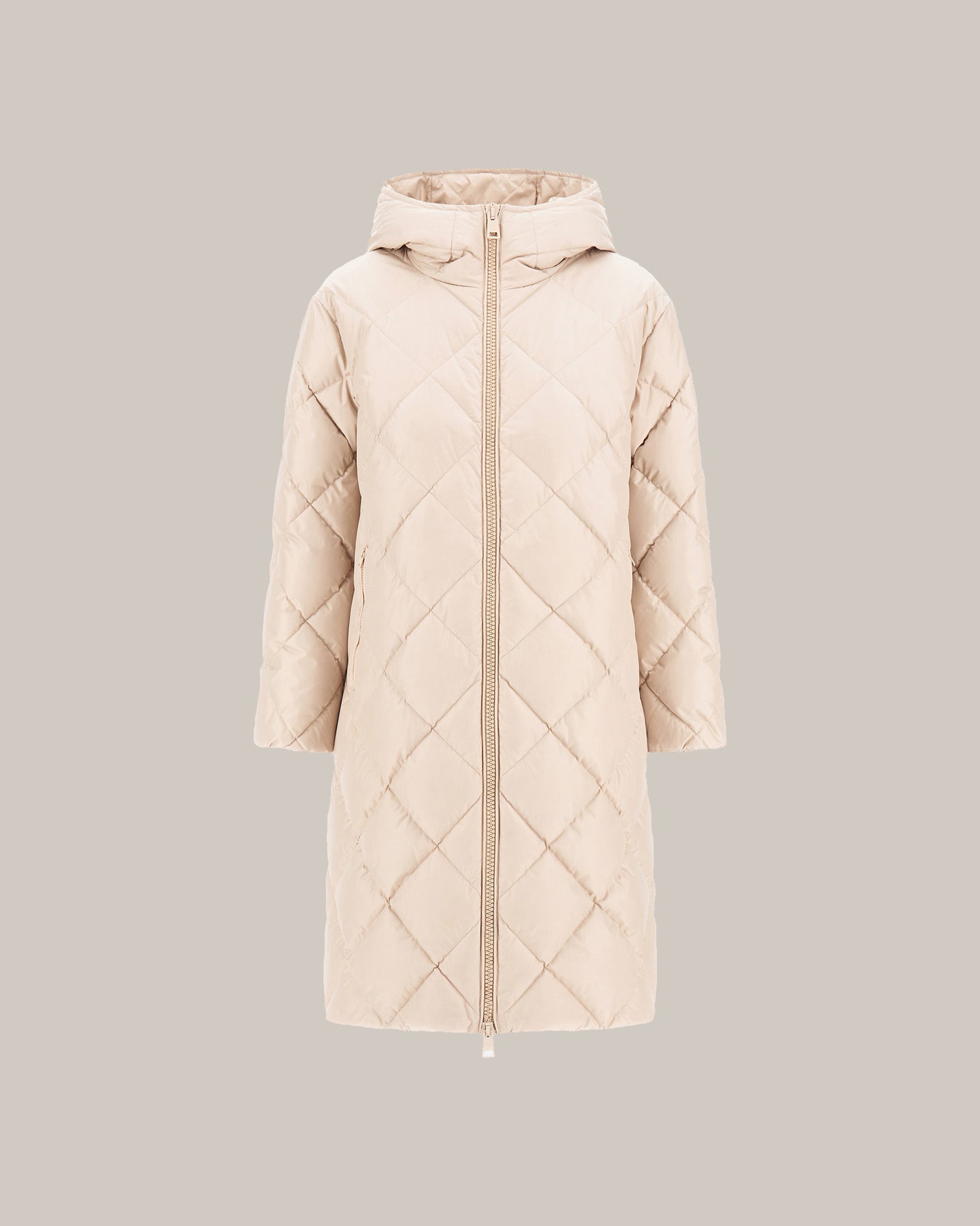 Lange Daunenjacke mit Kapuze von Herno