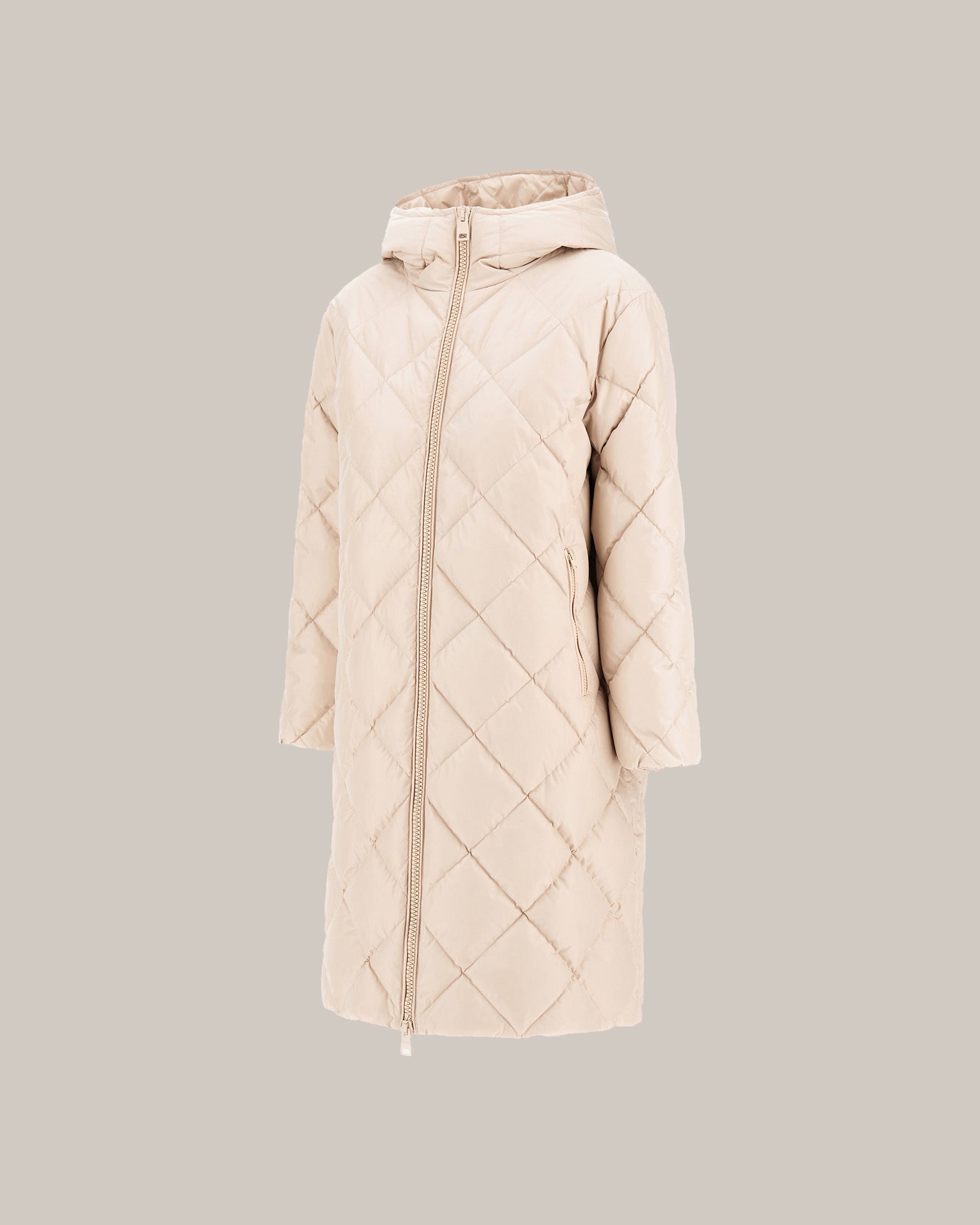Lange Daunenjacke mit Kapuze von Herno