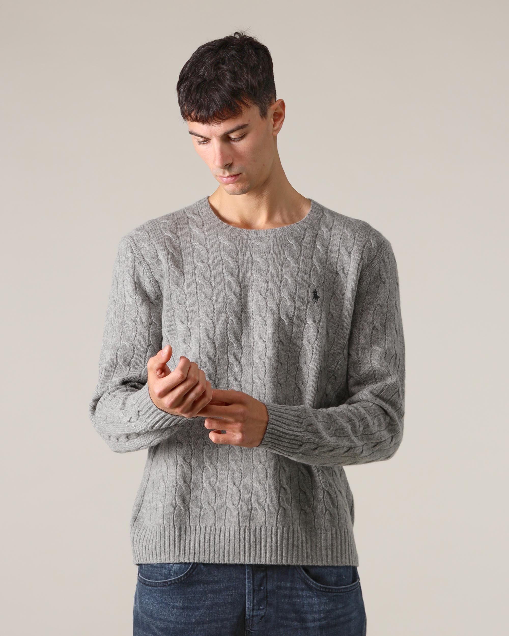 Ralph Lauren Denim ダークグレー ニット M POLO RALPH LAUREN FW25 Crewneck Sweater 710876762-fw25-012