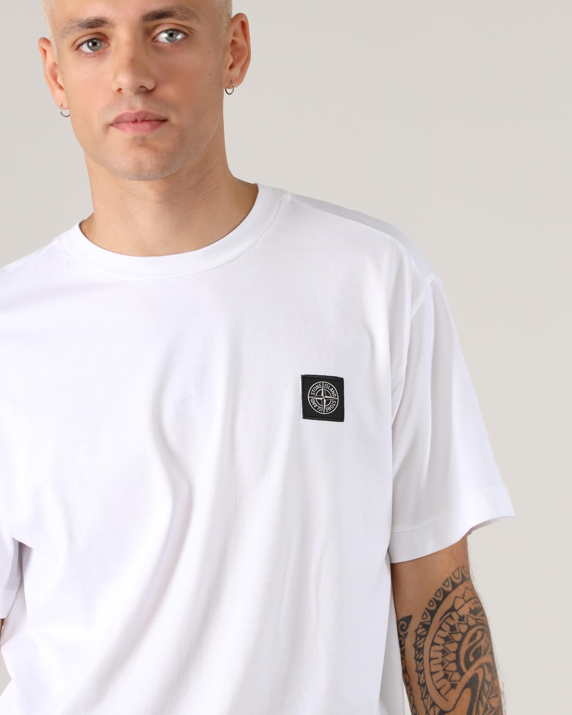 Stone Island T-Shirt Maniche Corte con Logo