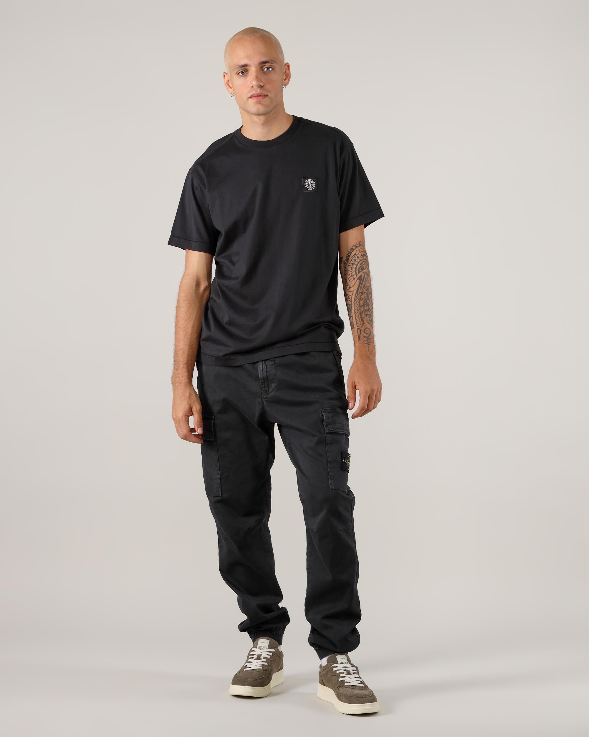 Stone Island T-Shirt Maniche Corte con Logo