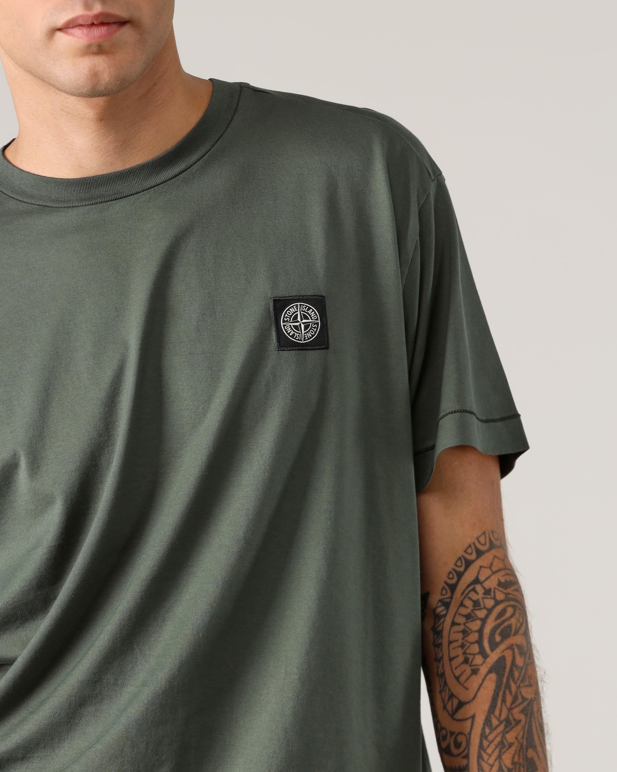 Stone Island T-Shirt Maniche Corte con Logo