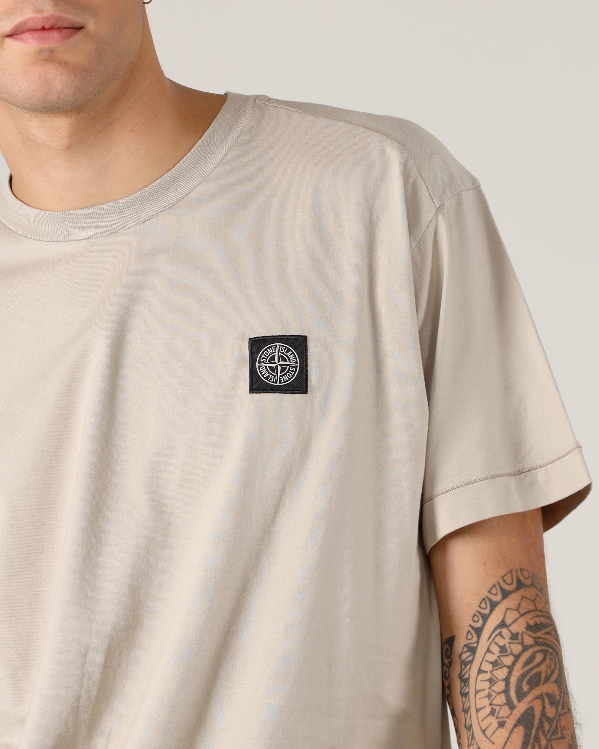 Stone Island T-Shirt Maniche Corte con Logo