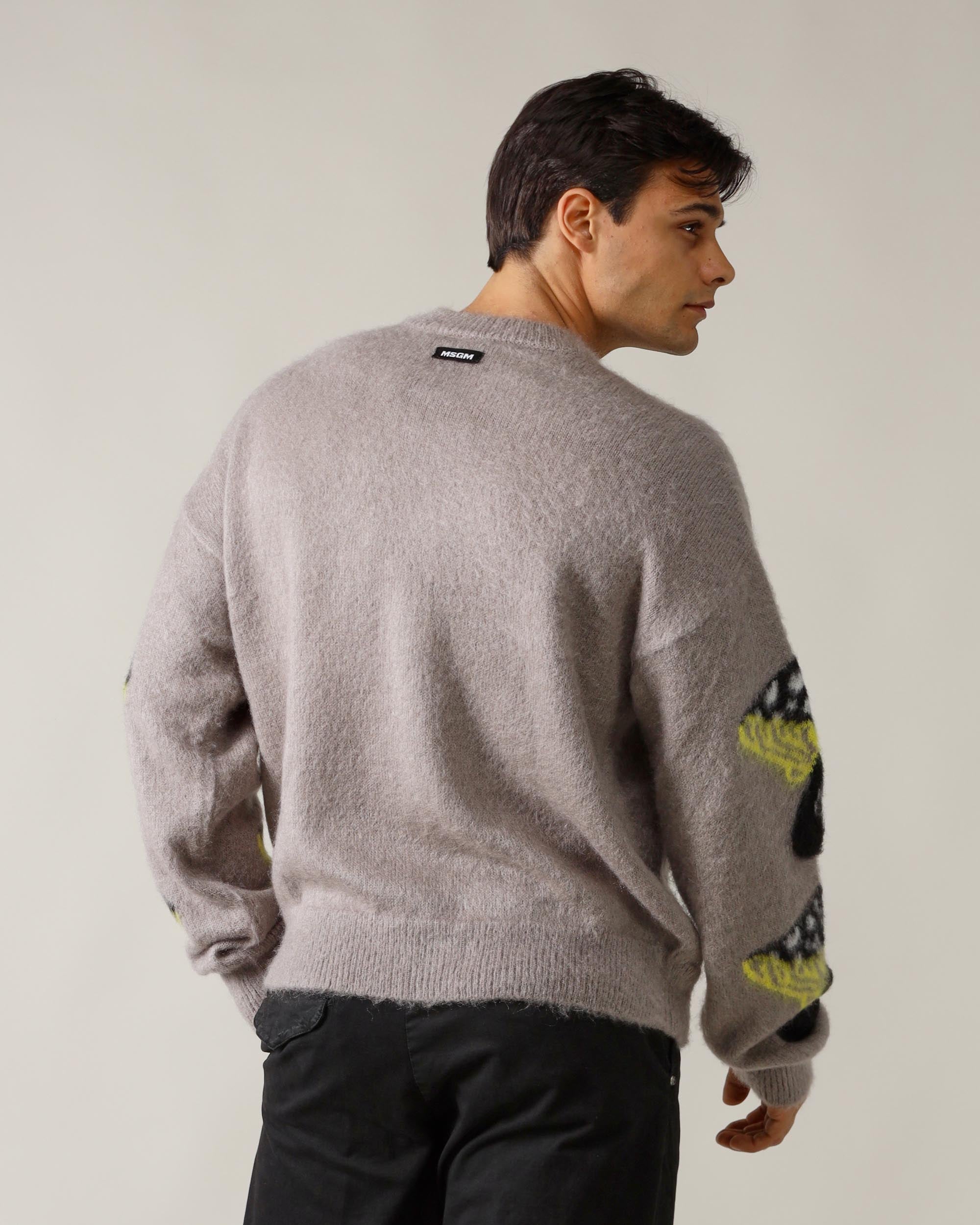 Msgm Crew Neck Sweater