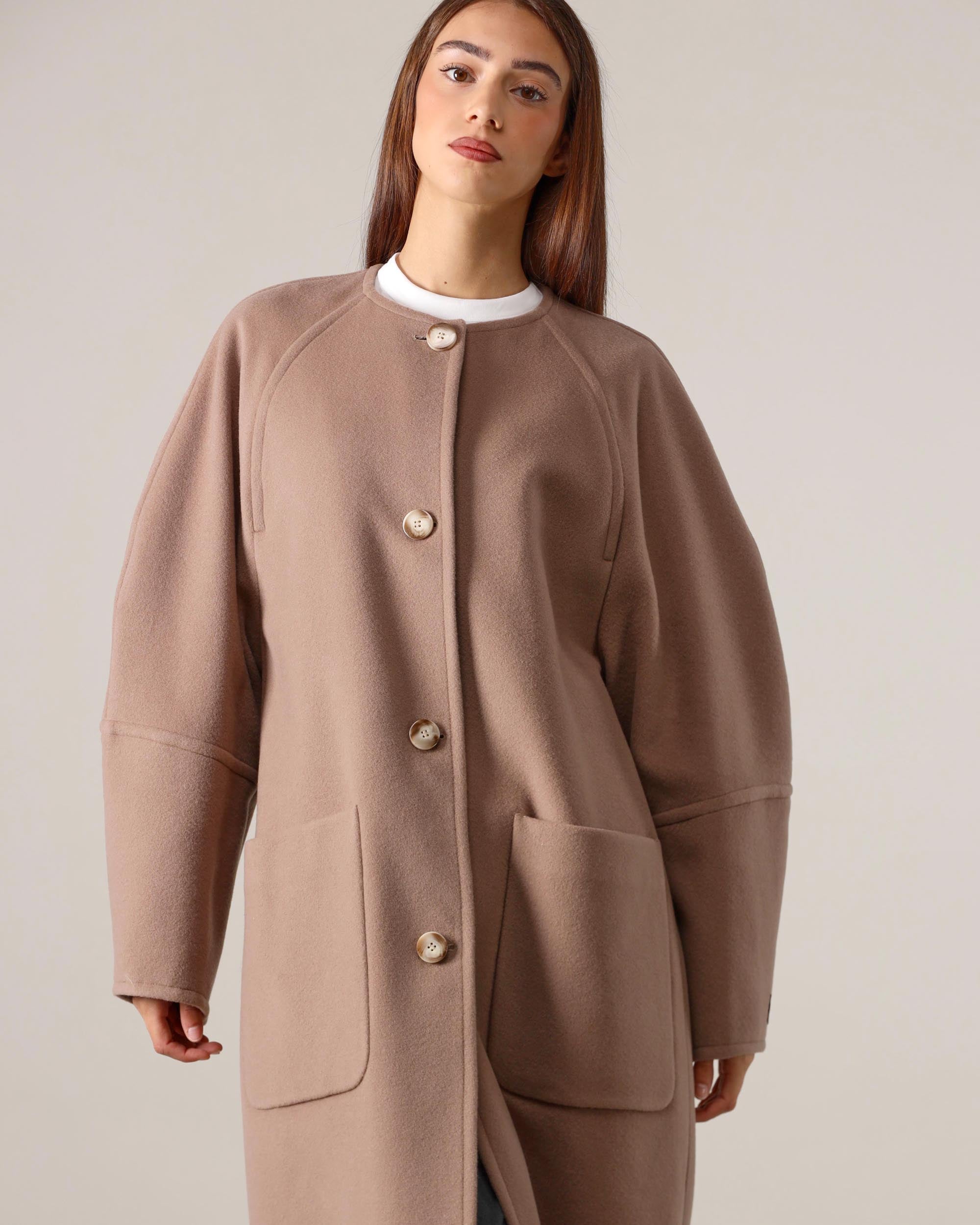 Alysi Cappotto Lungo Ovetto